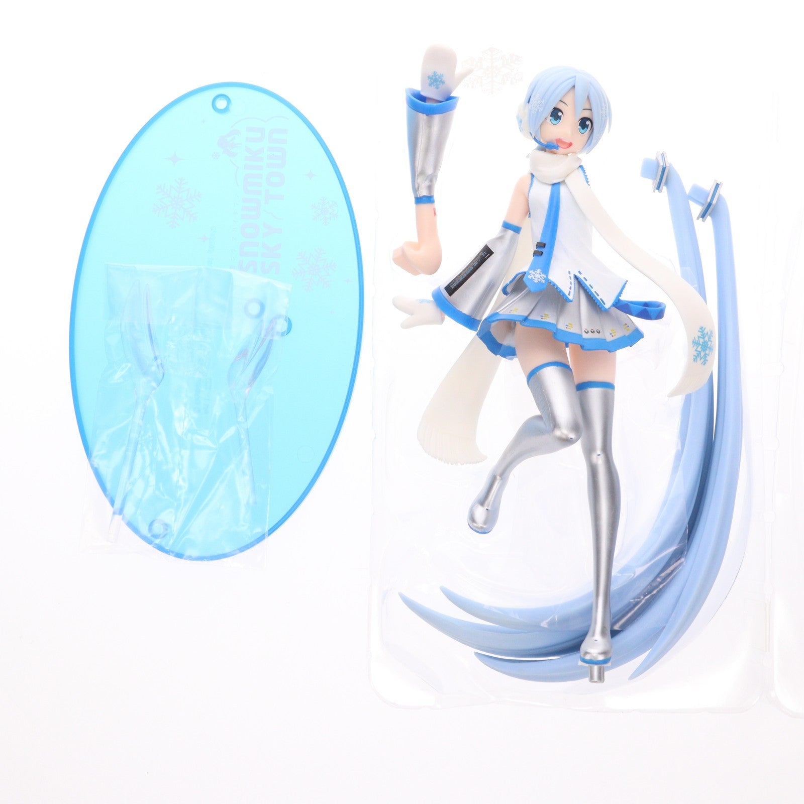 【中古即納】[FIG] 初音ミク ～雪ミクスカイタウンVer.～ VOCALOID(ボーカロイド) スーパープレミアムフィギュア『SNOW MIKU』 プライズ(1047281) セガ(20201231)