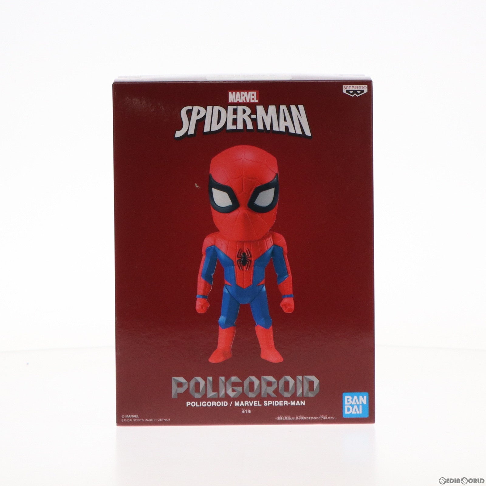 【中古即納】[FIG] POLIGOROID(ポリゴロイド) MARVEL SPIDER-MAN(スパイダーマン) フィギュア プライズ(2583586) バンプレスト(20211231)