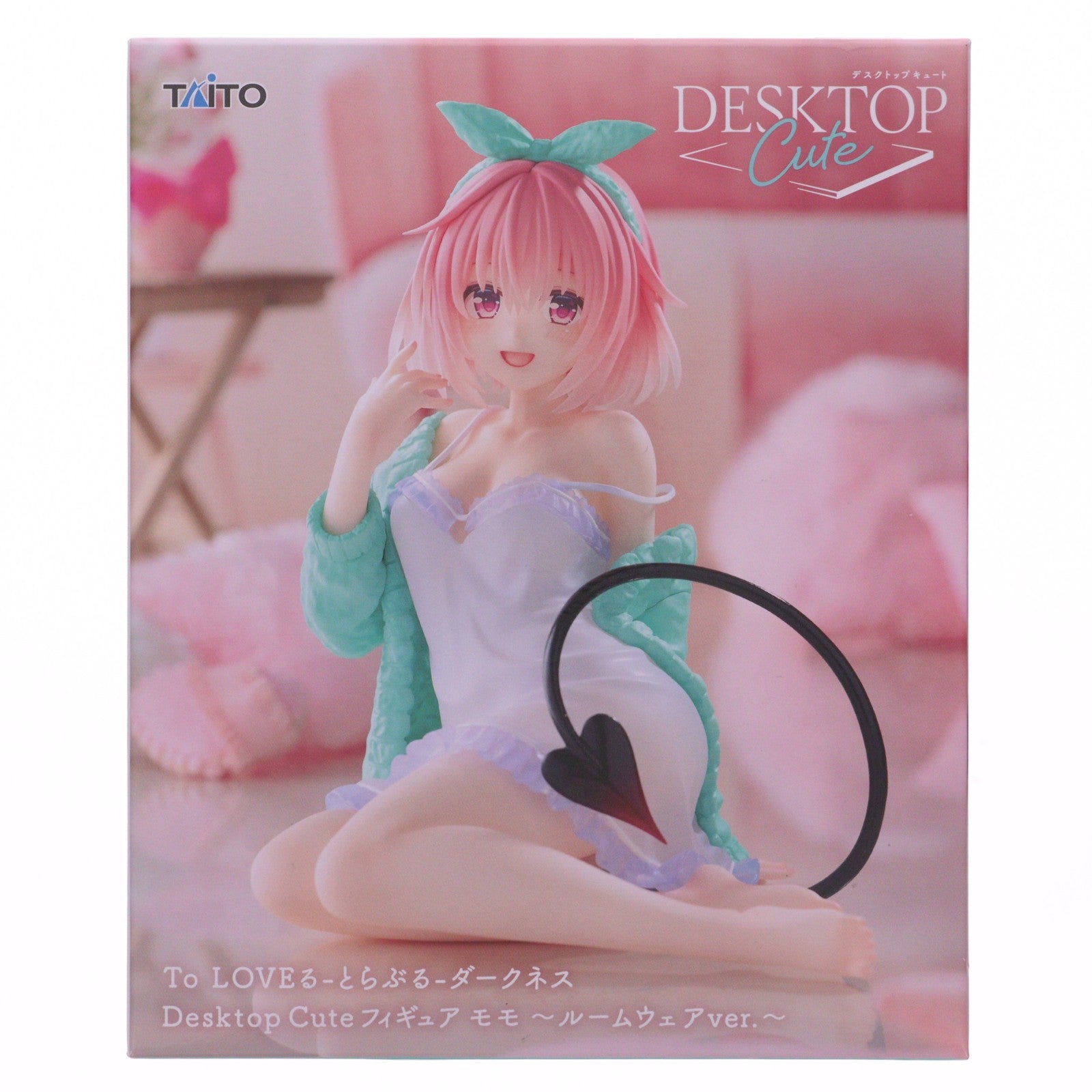 【中古即納】[FIG] モモ・ベリア・デビルーク To LOVEる-とらぶる-ダークネス Desktop Cute フィギュア モモ～ルームウェアver.～ プライズ(452036900) タイトー(20260523)