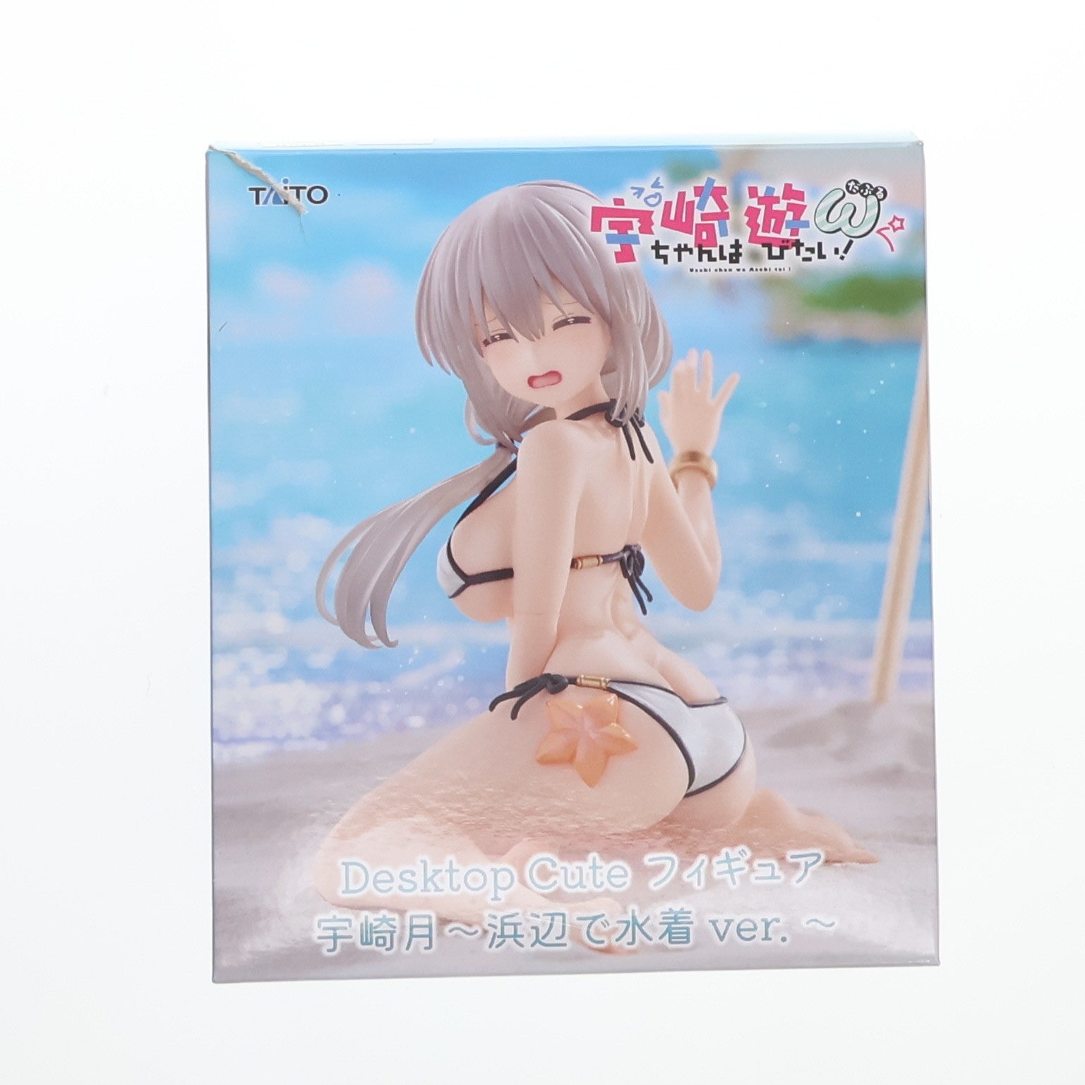 【中古即納】[FIG] 宇崎月(うざきつき) 宇崎ちゃんは遊びたい!ω Desktop Cute フィギュア 宇崎月～浜辺で水着ver.～ プライズ(452000300) タイトー(20260220)
