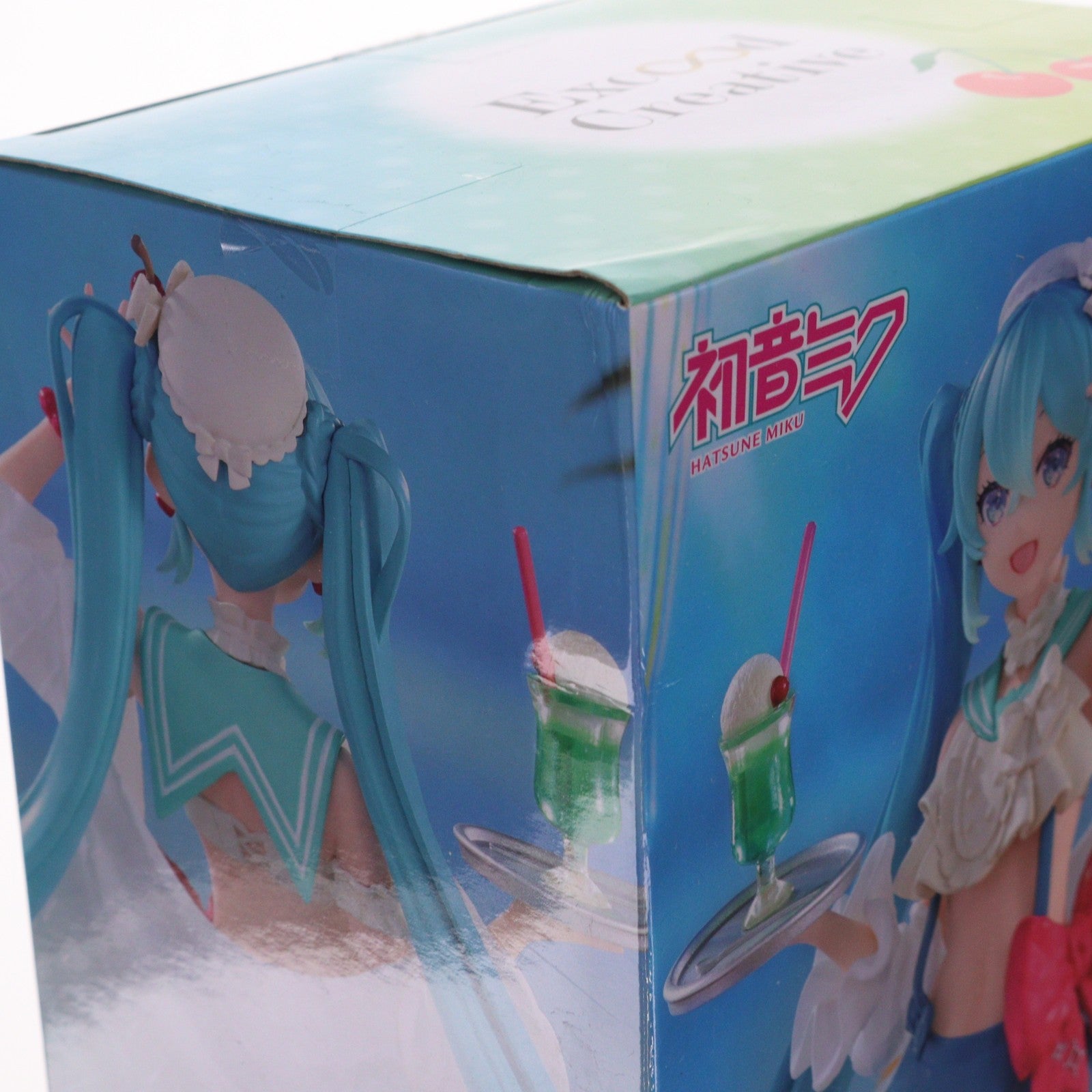 【中古即納】[FIG] 初音ミク キャラクター・ボーカル・シリーズ01 初音ミク Exc∞d Creative Figure SweetSweets-クリームソーダ- フィギュア プライズ(AMU-PRZ15610) フリュー(20230930)