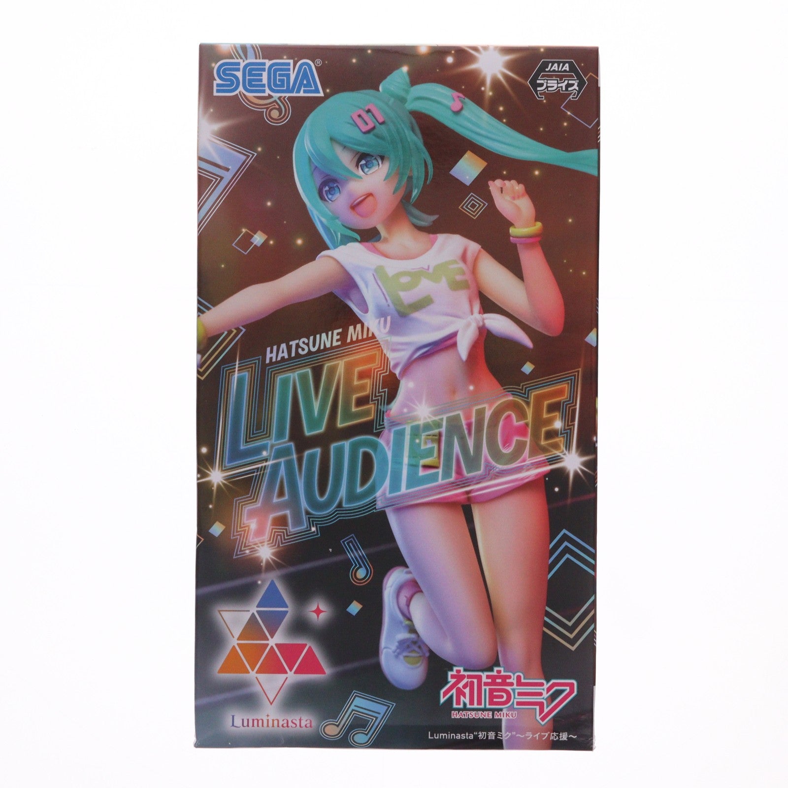 【中古即納】[FIG] 初音ミク～ライブ応援～ キャラクター・ボーカル・シリーズ01 初音ミク Luminasta フィギュア プライズ(1101384) セガ(20230630)