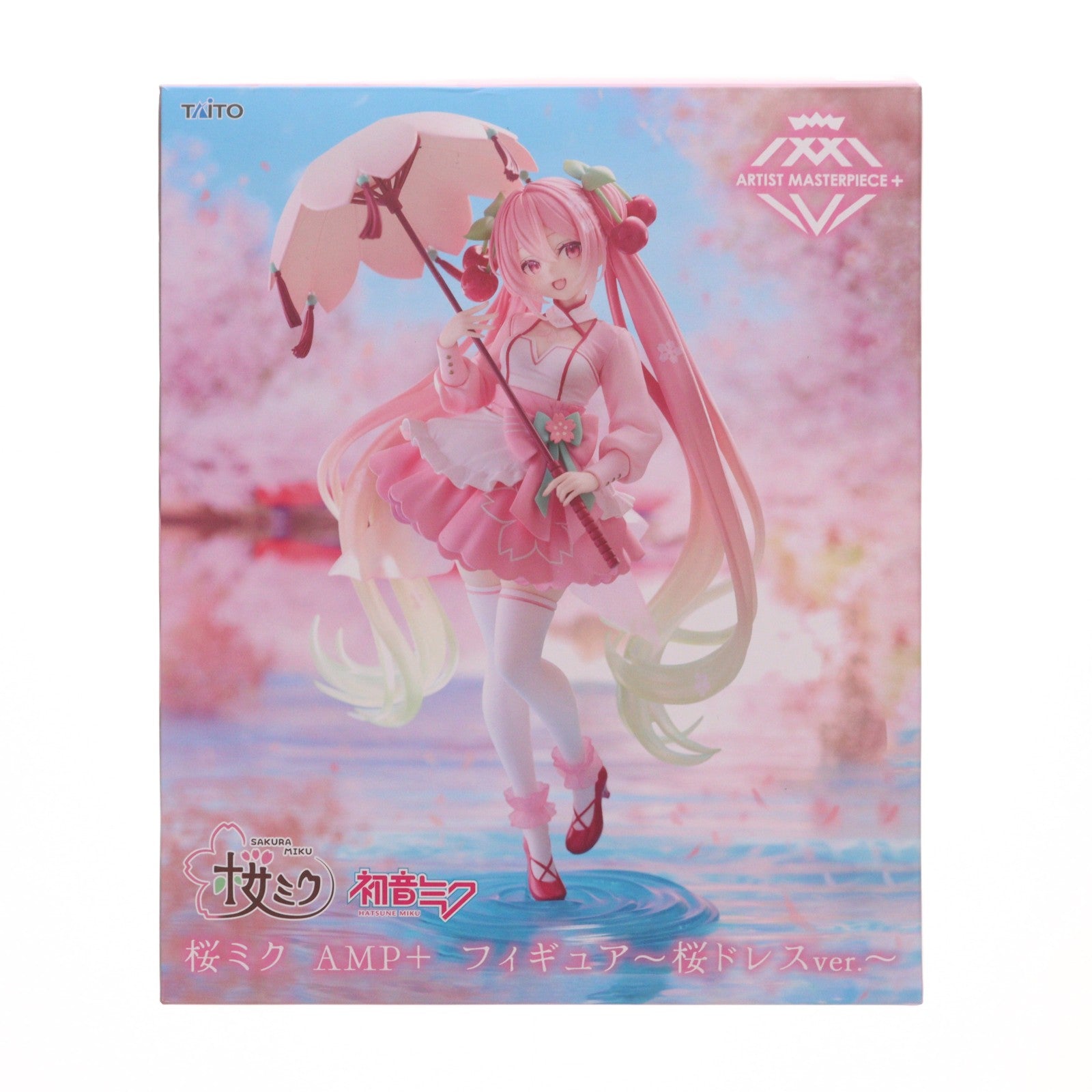 【中古即納】[FIG] 桜ミク キャラクター・ボーカル・シリーズ01 初音ミク AMP+ フィギュア～桜ドレスver.～ プライズ(452000900) タイトー(20260228)