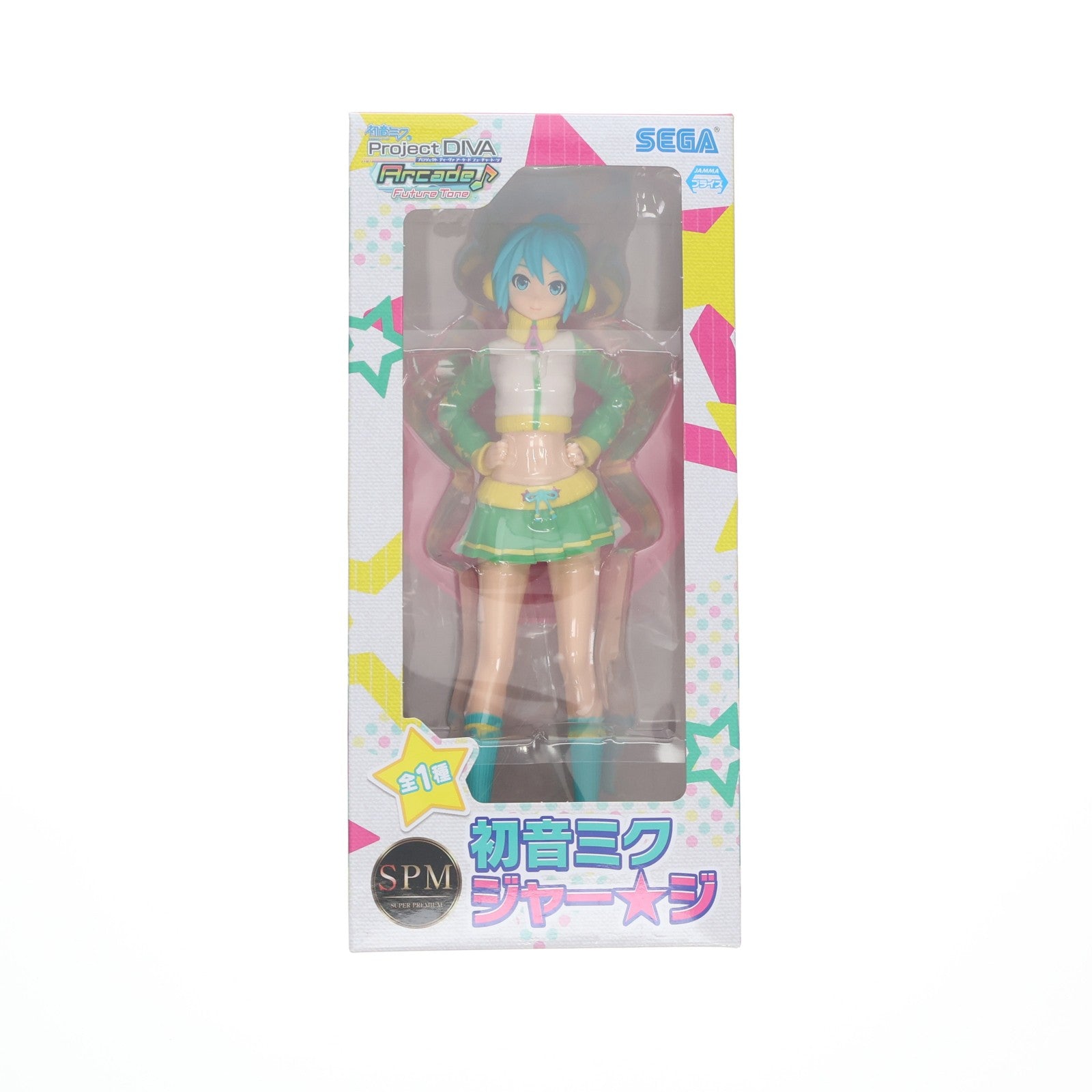 【中古即納】[FIG] 初音ミク(ジャー★ジ) 初音ミク Project DIVA Arcade Future Tone スーパープレミアムフィギュア プライズ(1026805) セガ(20180720)