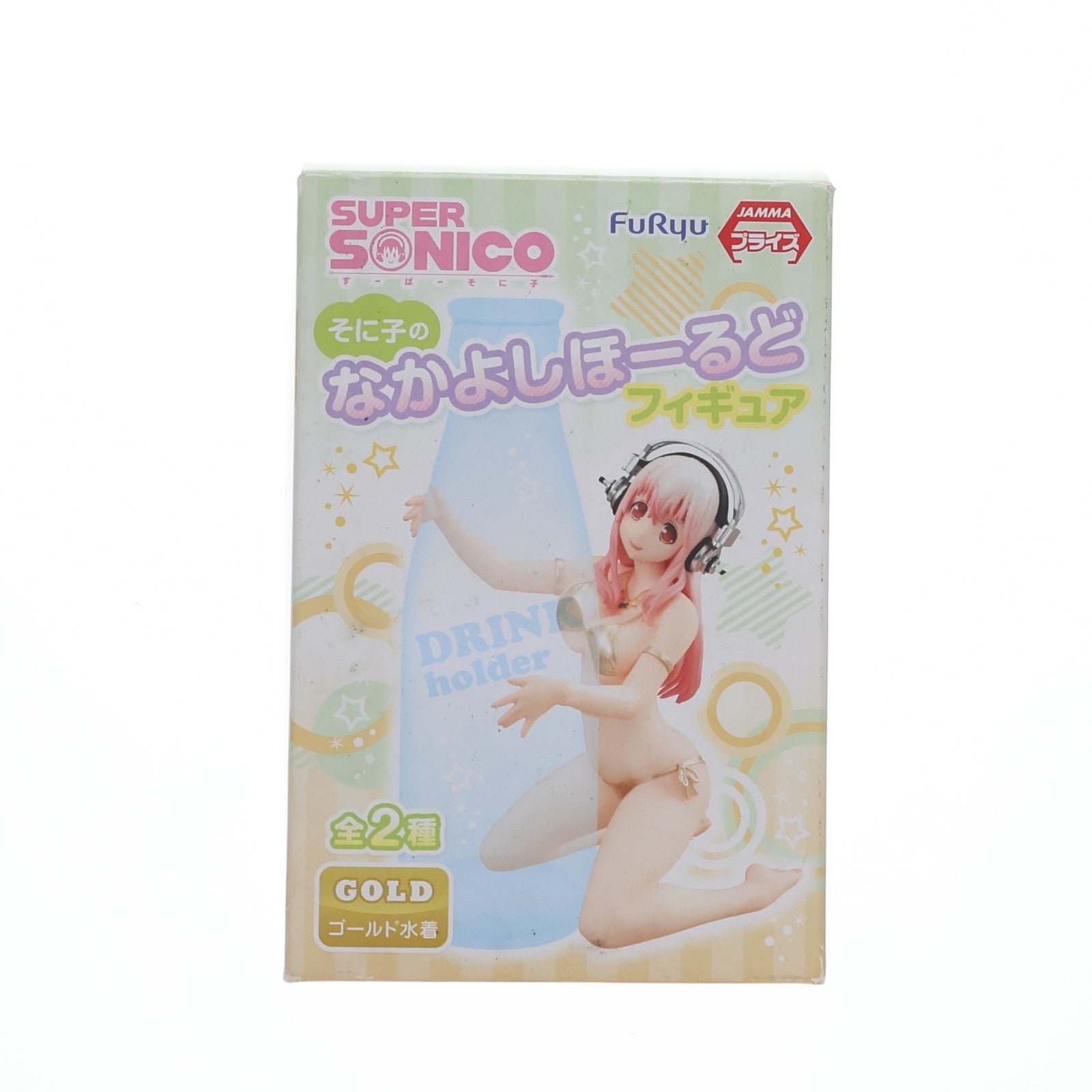 【中古即納】[FIG] すーぱーそに子(ゴールド水着) そに子のなかよしホールドフィギュア プライズ(AMU-PRZ6939) フリュー(20151220)