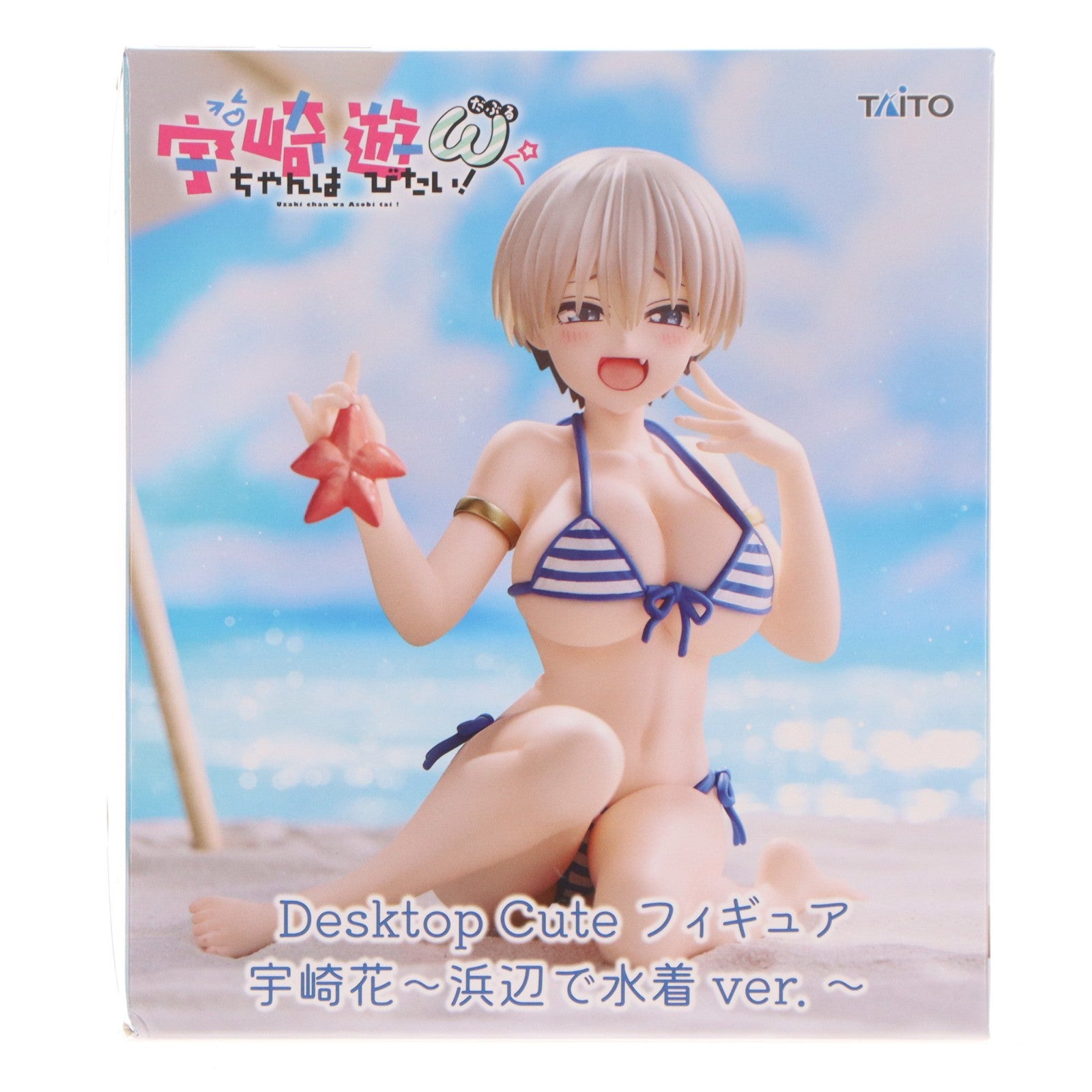 【中古即納】[FIG] 宇崎花(うざきはな) 宇崎ちゃんは遊びたい!ω Desktop Cute フィギュア 宇崎花～浜辺で水着ver.～ プライズ(452017200) タイトー(20260331)