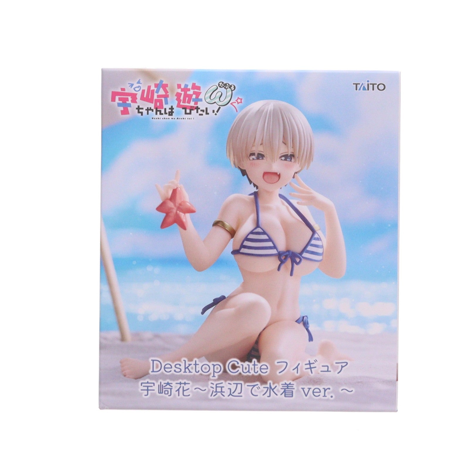 【中古即納】[FIG] 宇崎花(うざきはな) 宇崎ちゃんは遊びたい!ω Desktop Cute フィギュア 宇崎花～浜辺で水着ver.～ プライズ(452017200) タイトー(20260331)
