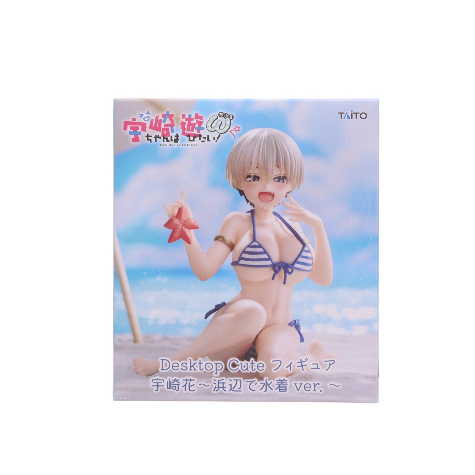 【中古即納】[FIG] 宇崎花(うざきはな) 宇崎ちゃんは遊びたい!ω Desktop Cute フィギュア 宇崎花～浜辺で水着ver.～ プライズ(452017200) タイトー(20260331)