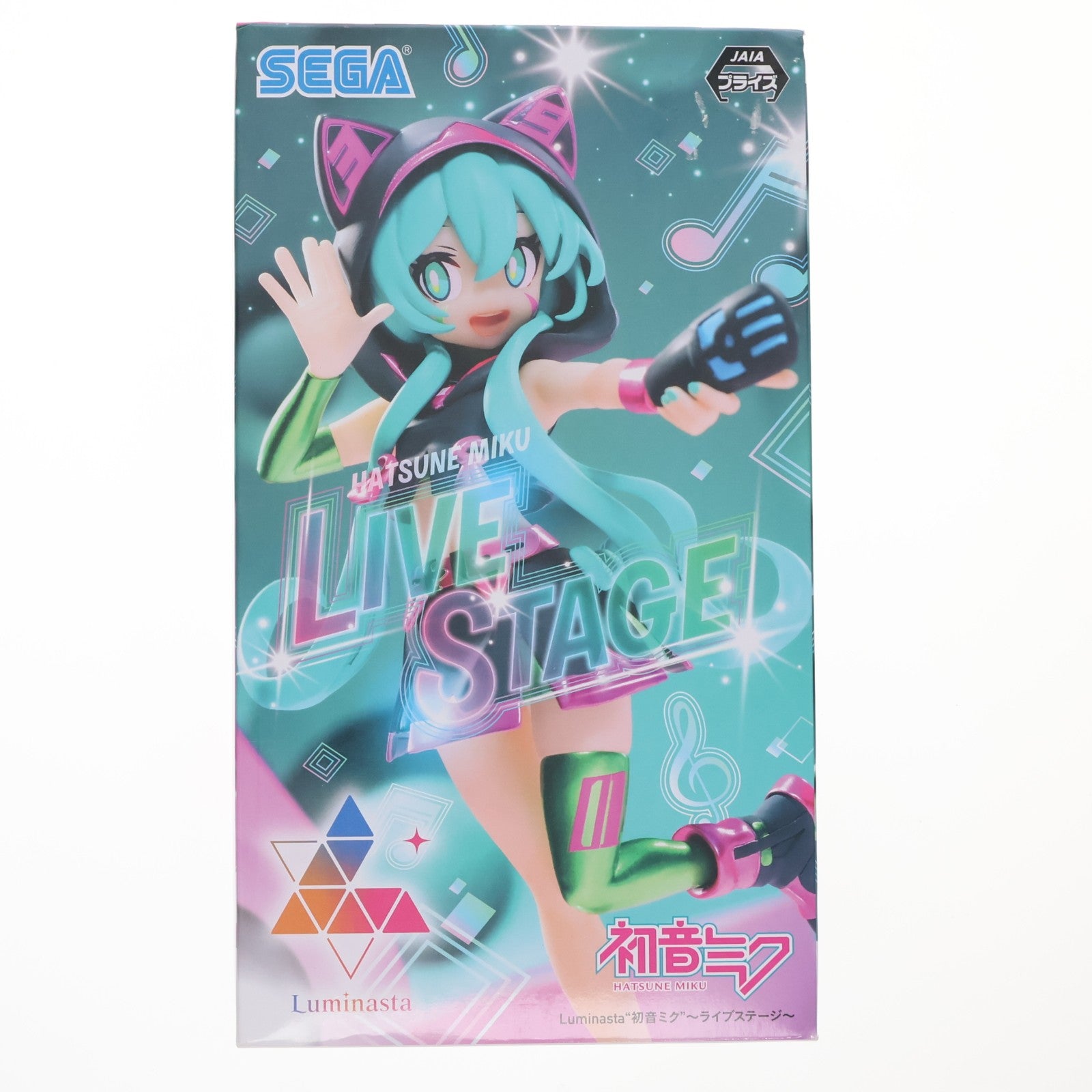 【中古即納】[FIG] 初音ミク 初音ミクシリーズ Luminasta『初音ミク』～ライブステージ～フィギュア プライズ(1101383) セガ(20230620)