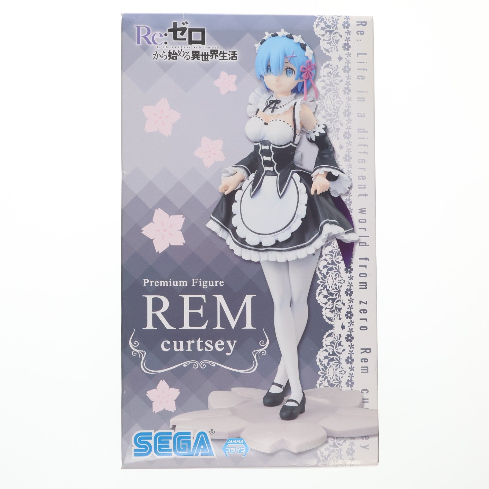 【中古即納】[FIG] レム curtsey Re:ゼロから始める異世界生活 プレミアムフィギュア プライズ(1025765) セガ(20180630)