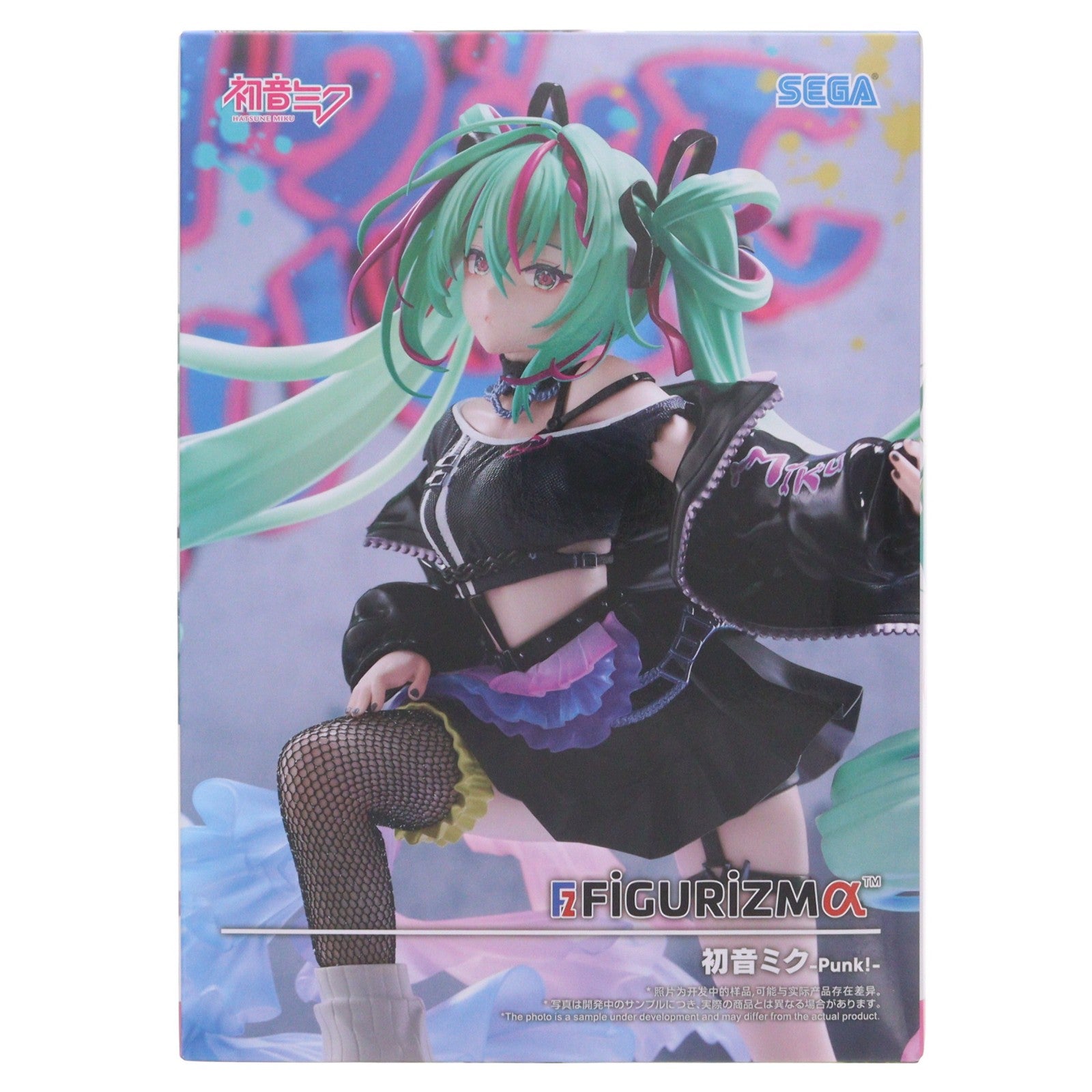 【中古即納】[FIG] 初音ミク キャラクター・ボーカル・シリーズ01 初音ミク FIGURIZMα『初音ミク』-Punk!- フィギュア プライズ(1123715) セガ(20260522)