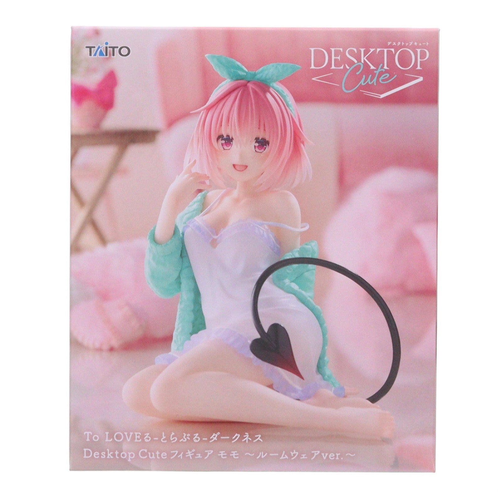 【中古即納】[FIG] モモ・ベリア・デビルーク To LOVEる-とらぶる-ダークネス Desktop Cute フィギュア モモ～ルームウェアver.～ プライズ(452036900) タイトー(20260523)