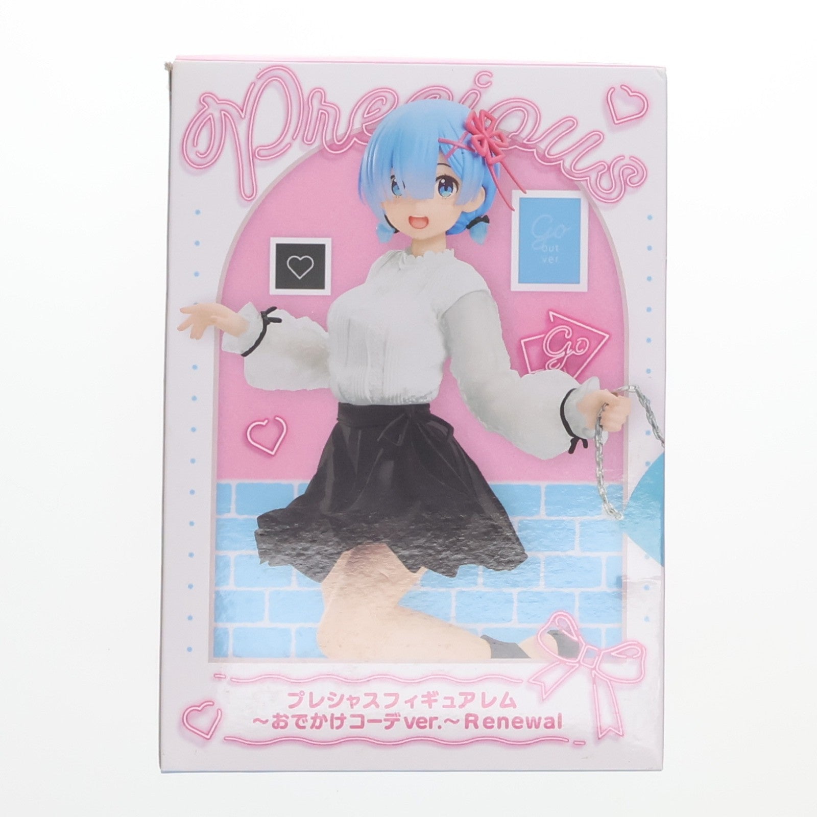 【中古即納】[FIG] レム Re:ゼロから始める異世界生活 プレシャスフィギュア レム～おでかけコーデver.～Renewal プライズ(451518700) タイトー(20221210)