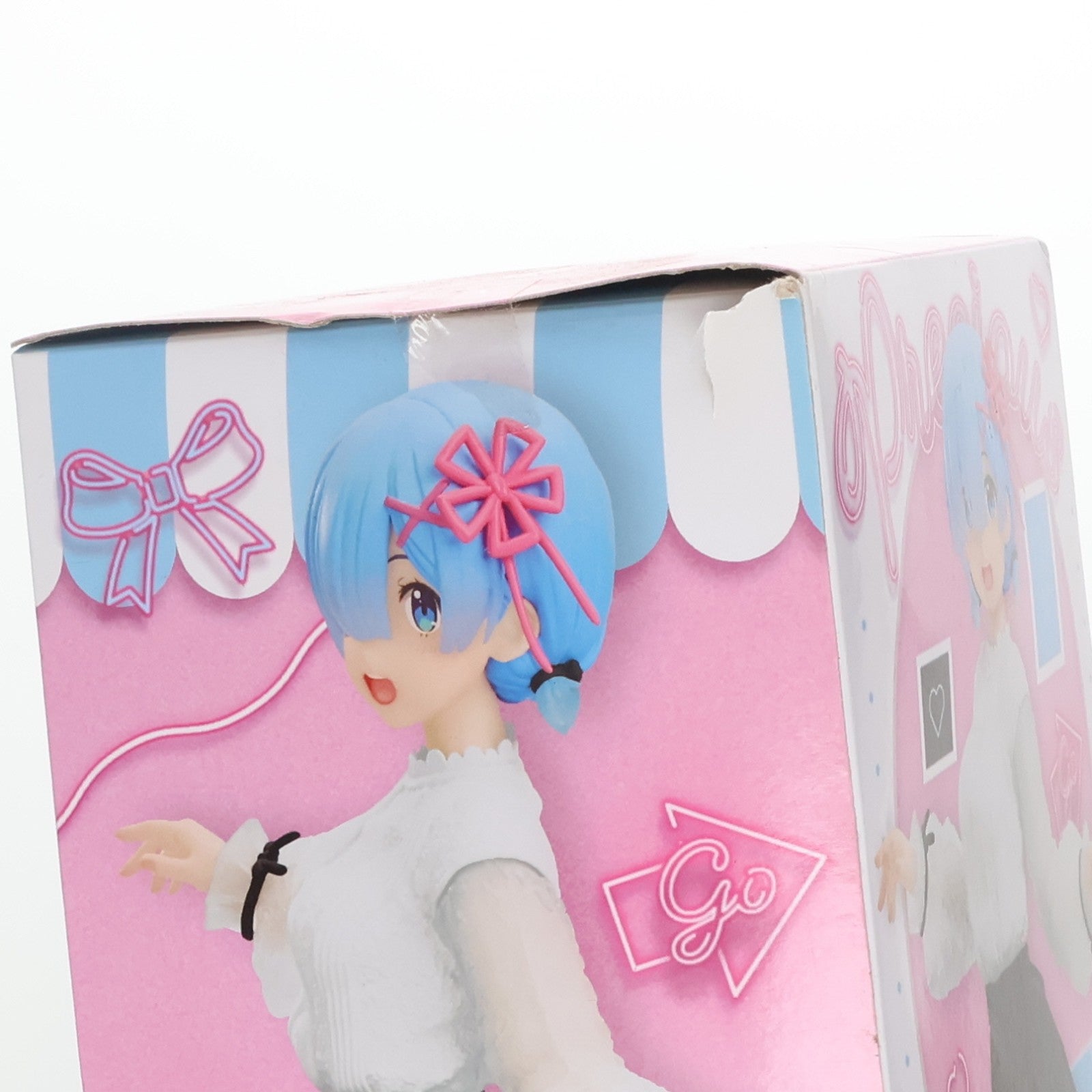 【中古即納】[FIG] レム Re:ゼロから始める異世界生活 プレシャスフィギュア レム～おでかけコーデver.～Renewal プライズ(451518700) タイトー(20221210)
