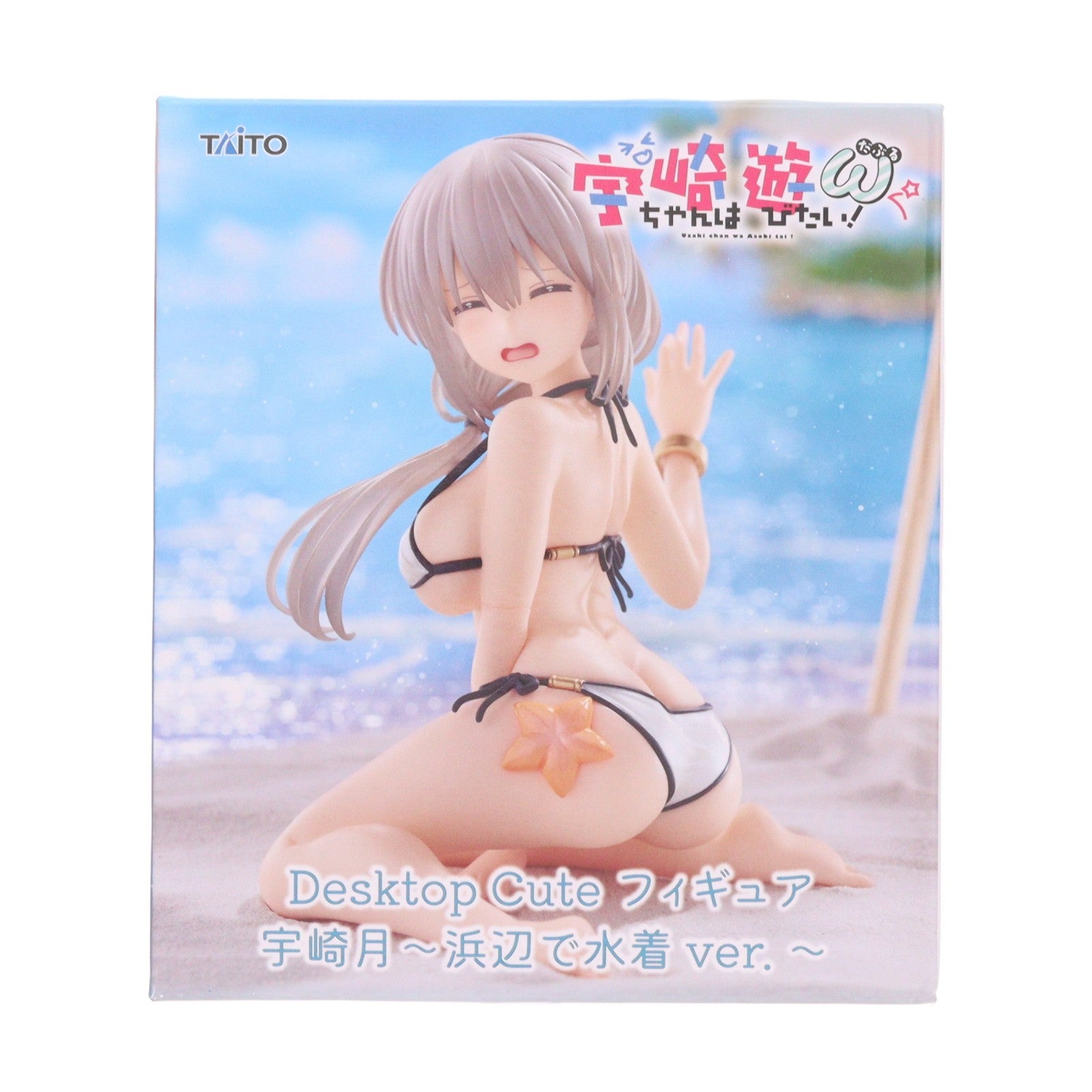 【中古即納】[FIG] 宇崎月(うざきつき) 宇崎ちゃんは遊びたい!ω Desktop Cute フィギュア 宇崎月～浜辺で水着ver.～ プライズ(452000300) タイトー(20260220)