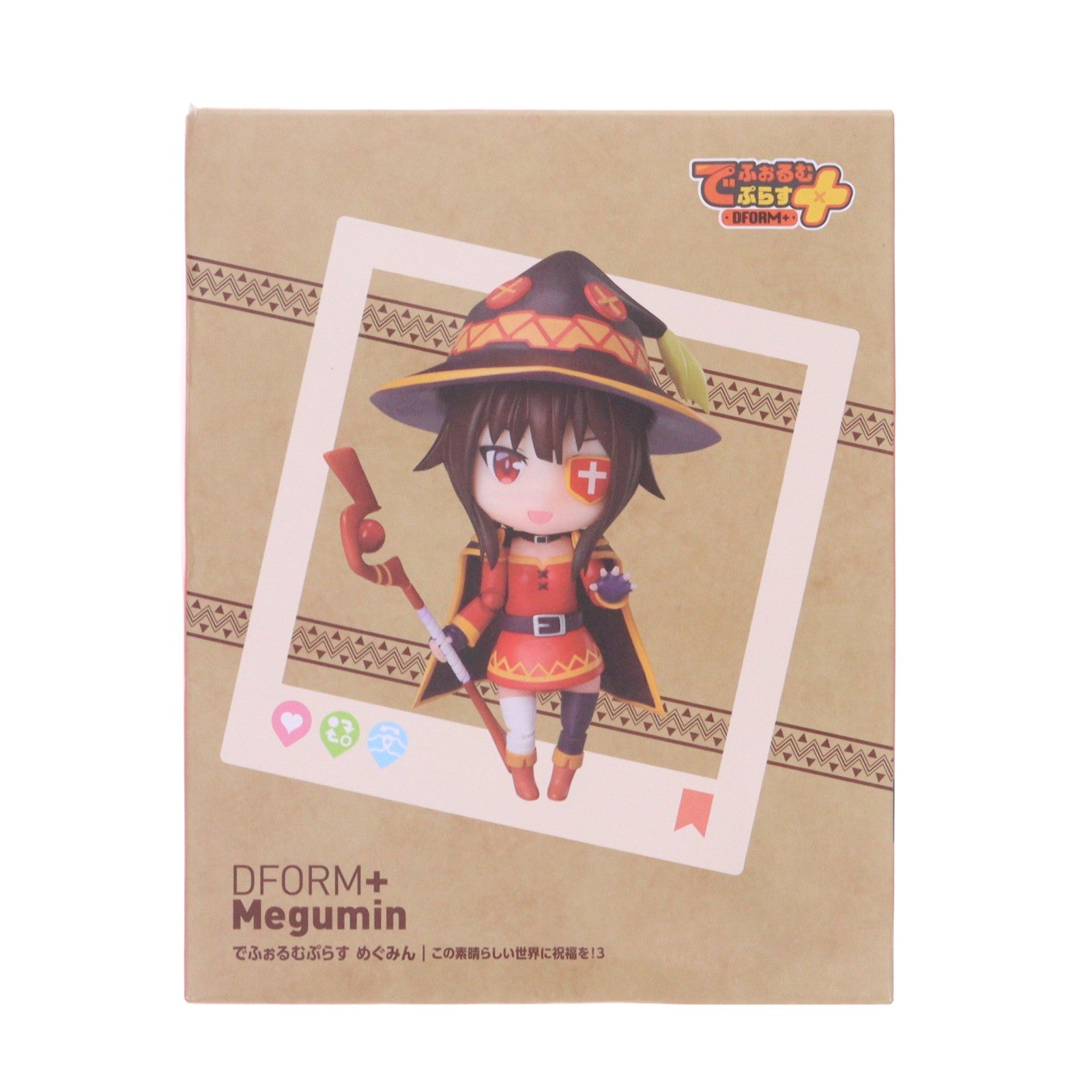 【中古即納】[FIG] でふぉるむぷらす めぐみん この素晴らしい世界に祝福を!3 フルアクションデフォルメフィギュア プライズ エルココ(20240630)