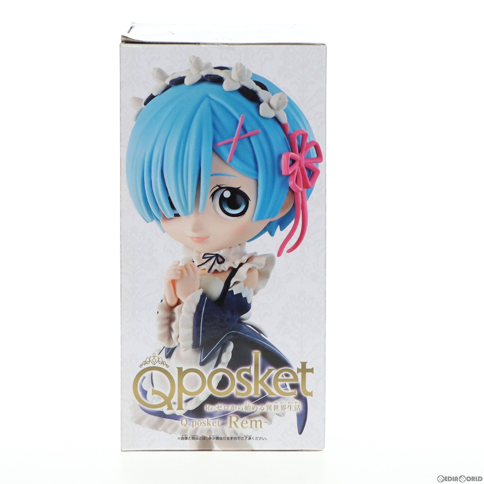【中古即納】[FIG] レム B(ライトブルー) Q posket-Rem- Re:ゼロから始める異世界生活 フィギュア プライズ(39788) バンプレスト(20191010)