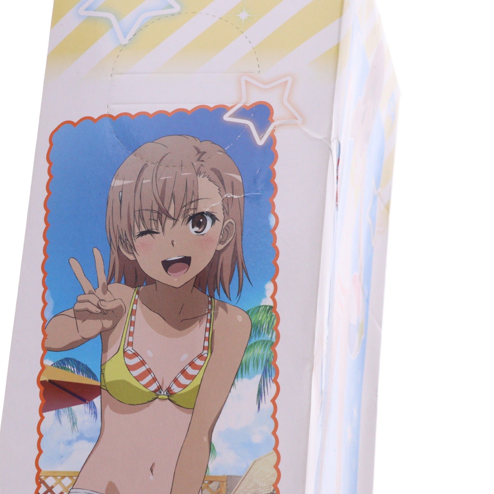 【中古即納】[FIG] 御坂美琴(みさかみこと) とある科学の超電磁砲S(レールガンS) プレミアムフィギュアサマービーチ プライズ(1003042) セガ(20140710)