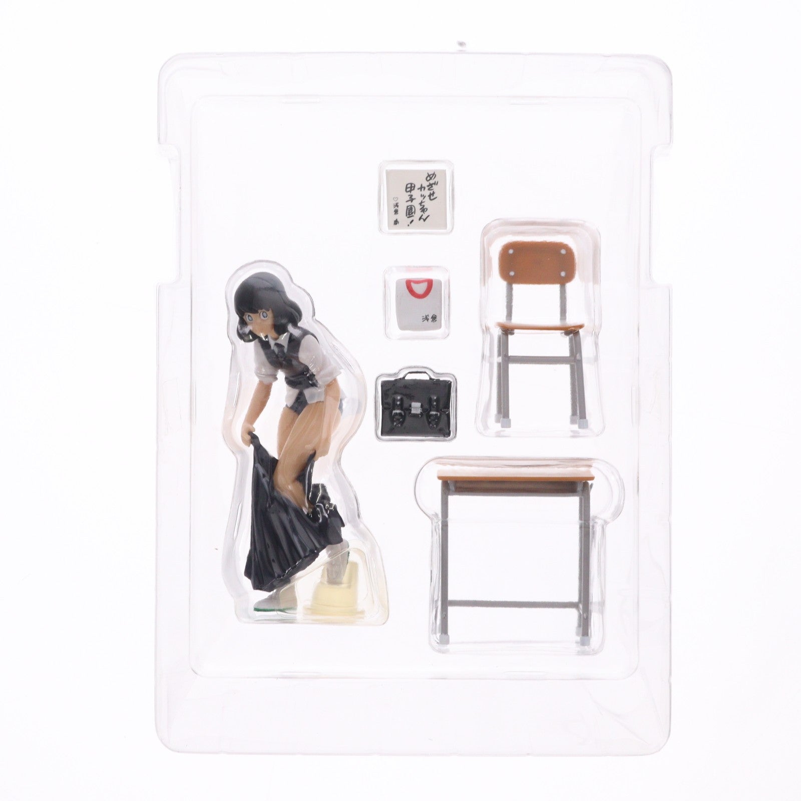 【中古即納】[FIG] 浅倉南(あさくら みなみ) サンデー×マガジン50周年コラボ フィギュアセット聖サンマガ学園 2時限目 タッチ プライズ(18628) セガ(20080930)