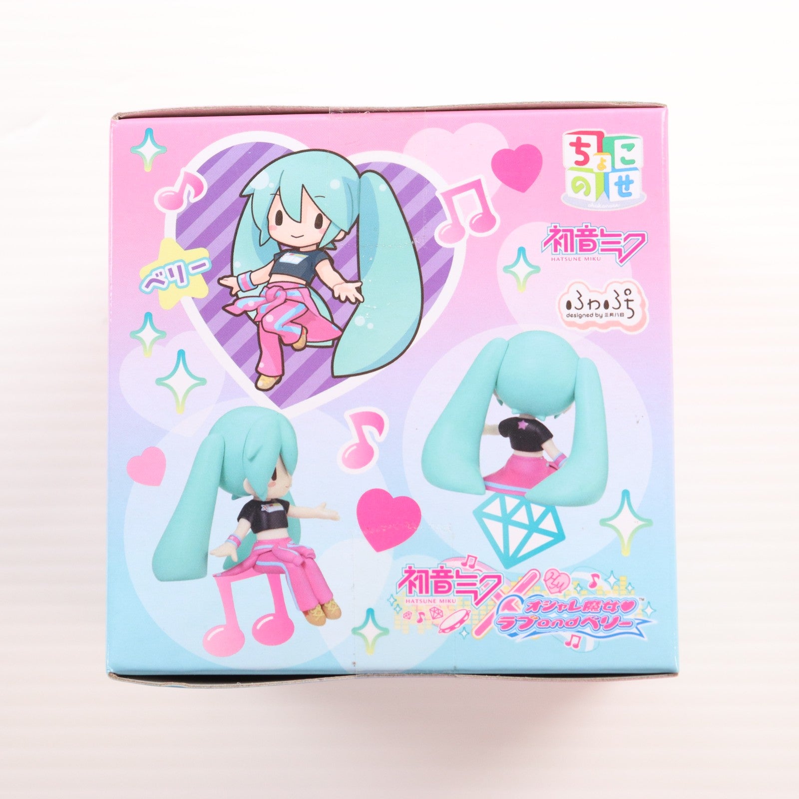 【中古即納】[FIG] 初音ミク(ベリー衣装) 初音ミク×オシャレ魔女 ラブ and ベリー ふわぷち ちょこのせミニフィギュア『初音ミク』(EX) プライズ(1118940) セガ(20250529)