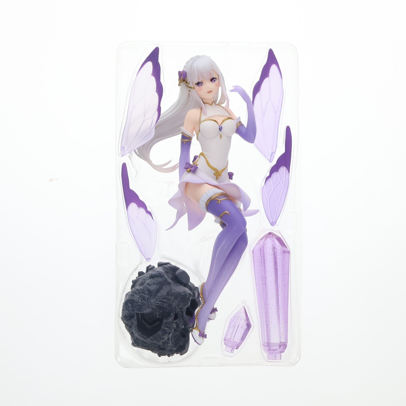 【中古即納】[FIG] ラウンドワン限定 エミリア ジュエルプリンセス Re:ゼロから始める異世界生活 1/7 フィギュア プライズ エルココ(20250321)