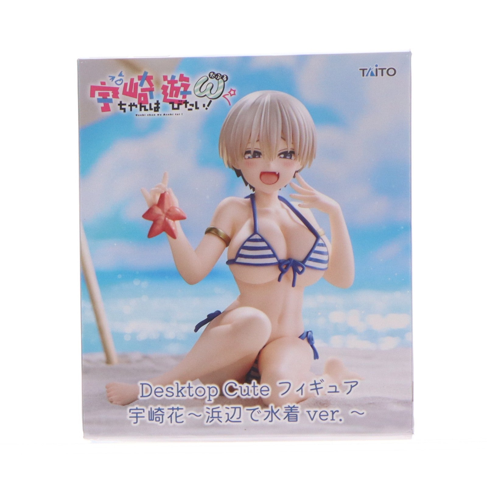 【中古即納】[FIG] 宇崎花(うざきはな) 宇崎ちゃんは遊びたい!ω Desktop Cute フィギュア 宇崎花～浜辺で水着ver.～ プライズ(452017200) タイトー(20260331)