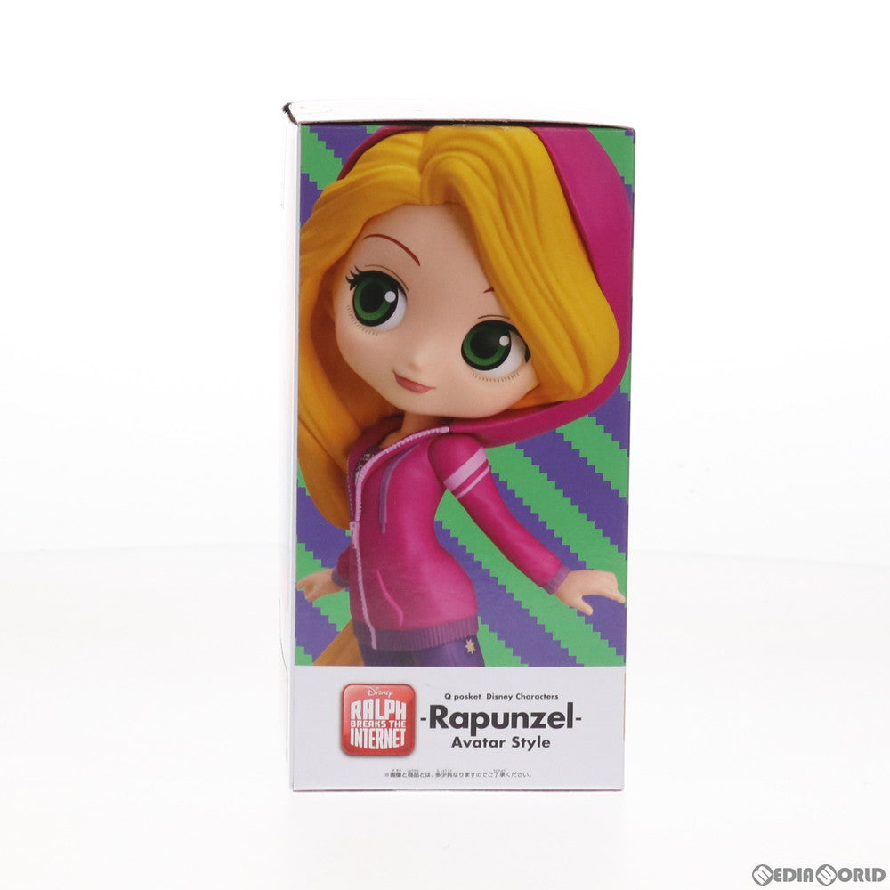 【中古即納】[FIG] ラプンツェル(A 衣装濃) Q posket Disney Characters -Rapunzel- Avatar Style 塔の上のラプンツェル フィギュア プライズ(82498) バンプレスト(20210131)