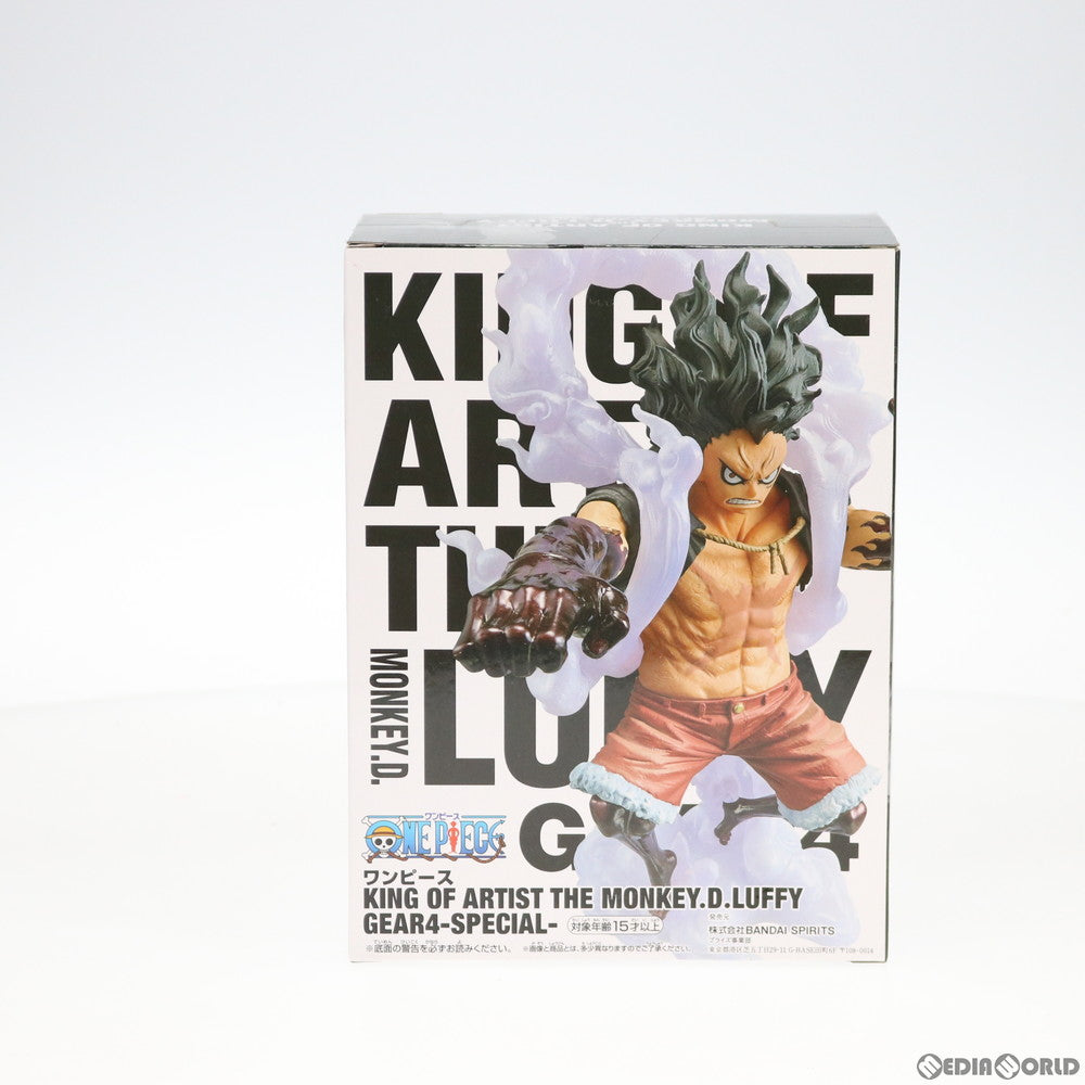 【中古即納】[FIG] モンキー・D・ルフィ(片手上げ) KING OF ARTIST THE MONKEY.D.LUFFY GEAR4-SPECIAL- ONE PIECE(ワンピース) フィギュア プライズ(82002) バンプレスト(20200410)
