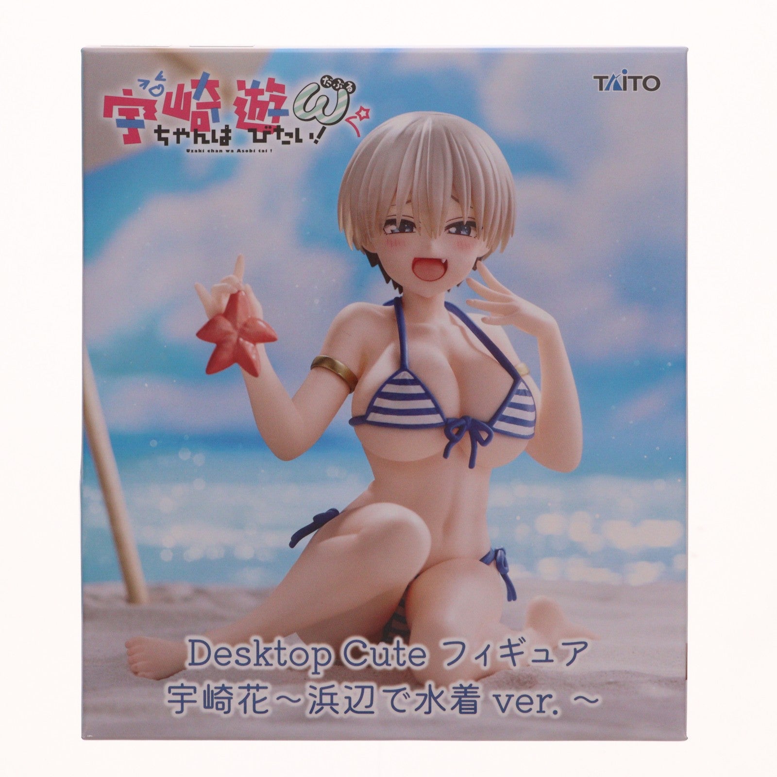 【中古即納】[FIG] 宇崎花(うざきはな) 宇崎ちゃんは遊びたい!ω Desktop Cute フィギュア 宇崎花～浜辺で水着ver.～ プライズ(452017200) タイトー(20260331)