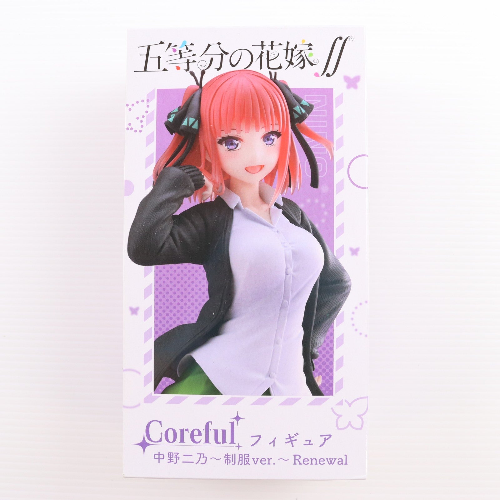 【中古即納】[FIG] 中野二乃(なかのにの) 五等分の花嫁∬ Coreful フィギュア 中野二乃～制服ver.～ Renewal プライズ(451661800) タイトー(20220620)