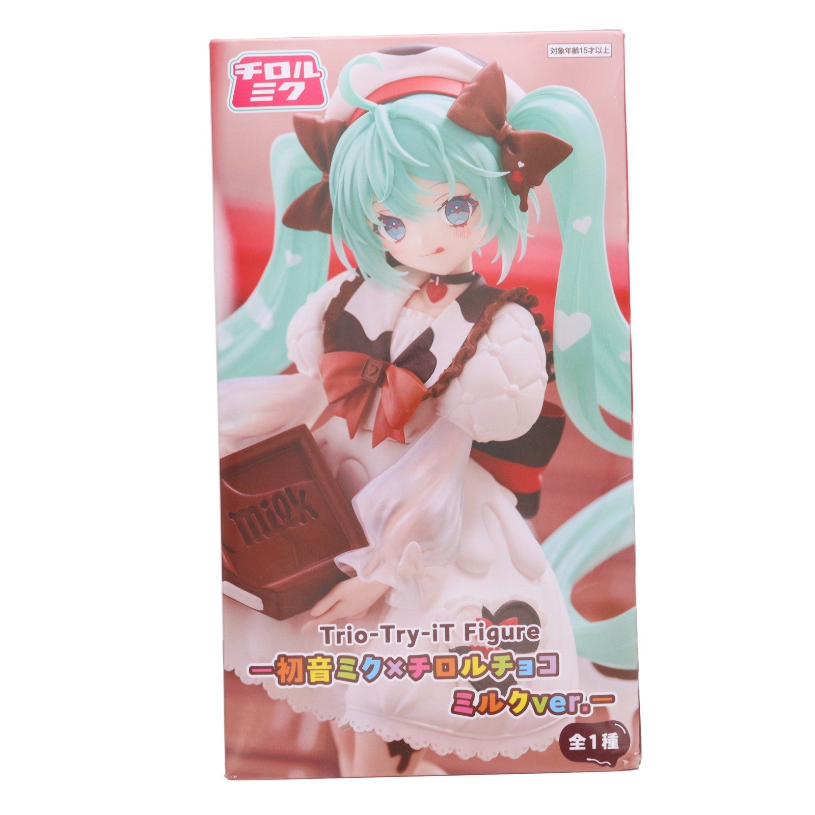 【中古即納】[FIG] 初音ミク キャラクター・ボーカル・シリーズ01 初音ミク Trio-Try-iT Figure-初音ミク×チロルチョコ ミルクver.- フィギュア プライズ(AMU-PRZ20427) フリュー(20260206)