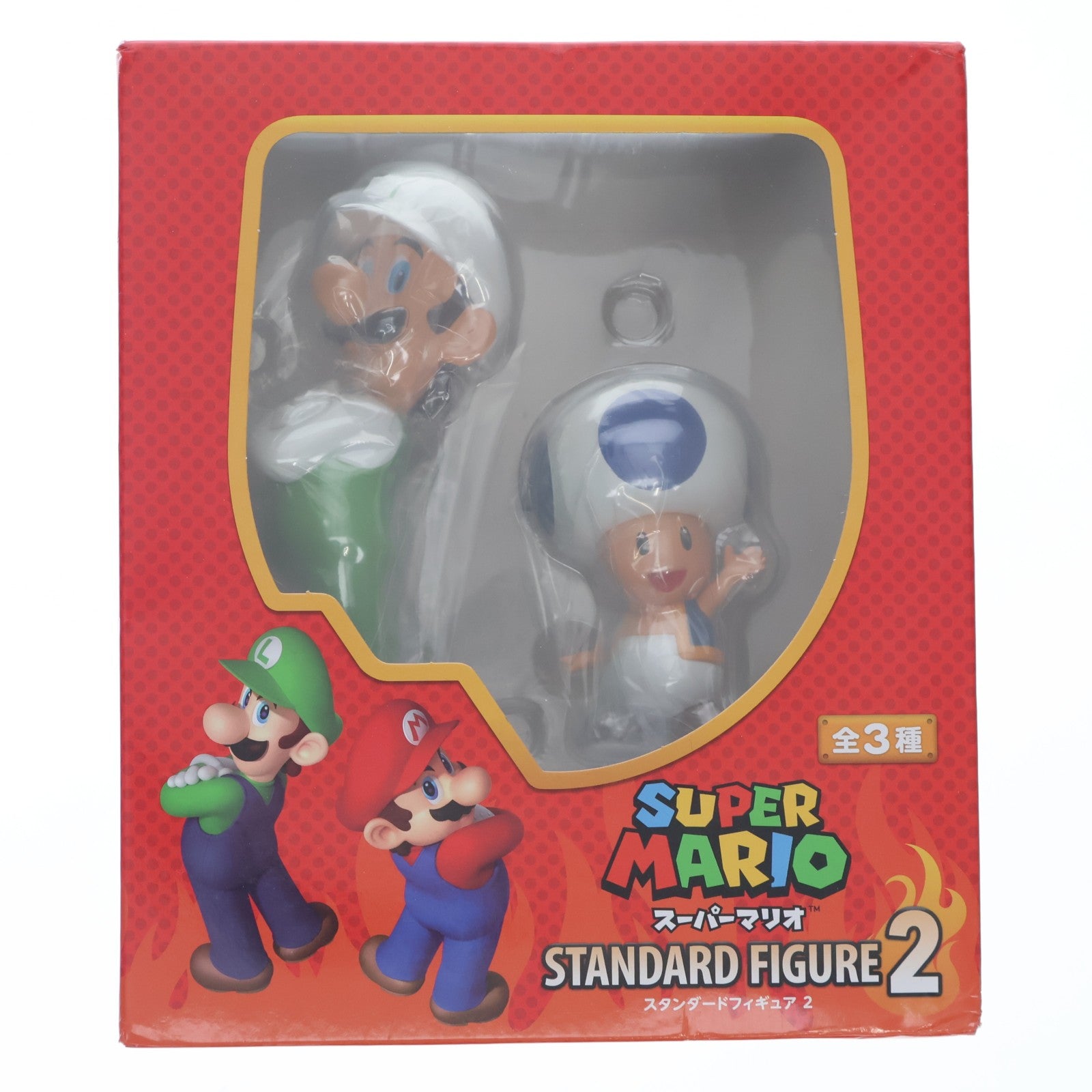 【中古即納】[FIG] ファイアルイージ&あおキノピオ スーパーマリオ スタンダードフィギュア2 プライズ 日本オート玩具(20250123)