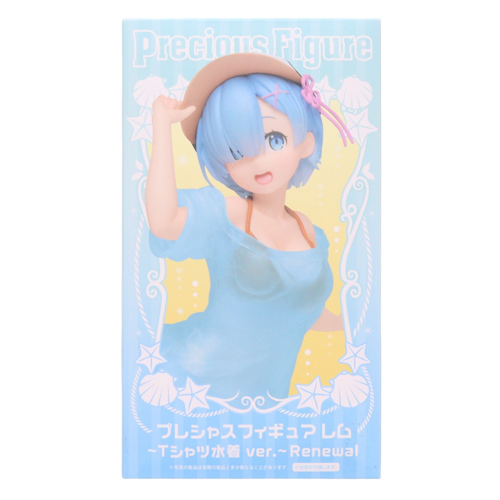 【中古即納】[FIG] レム Re:ゼロから始める異世界生活 プレシャスフィギュア レム～Tシャツ水着ver.～Renewal プライズ(451288000) タイトー(20210210)