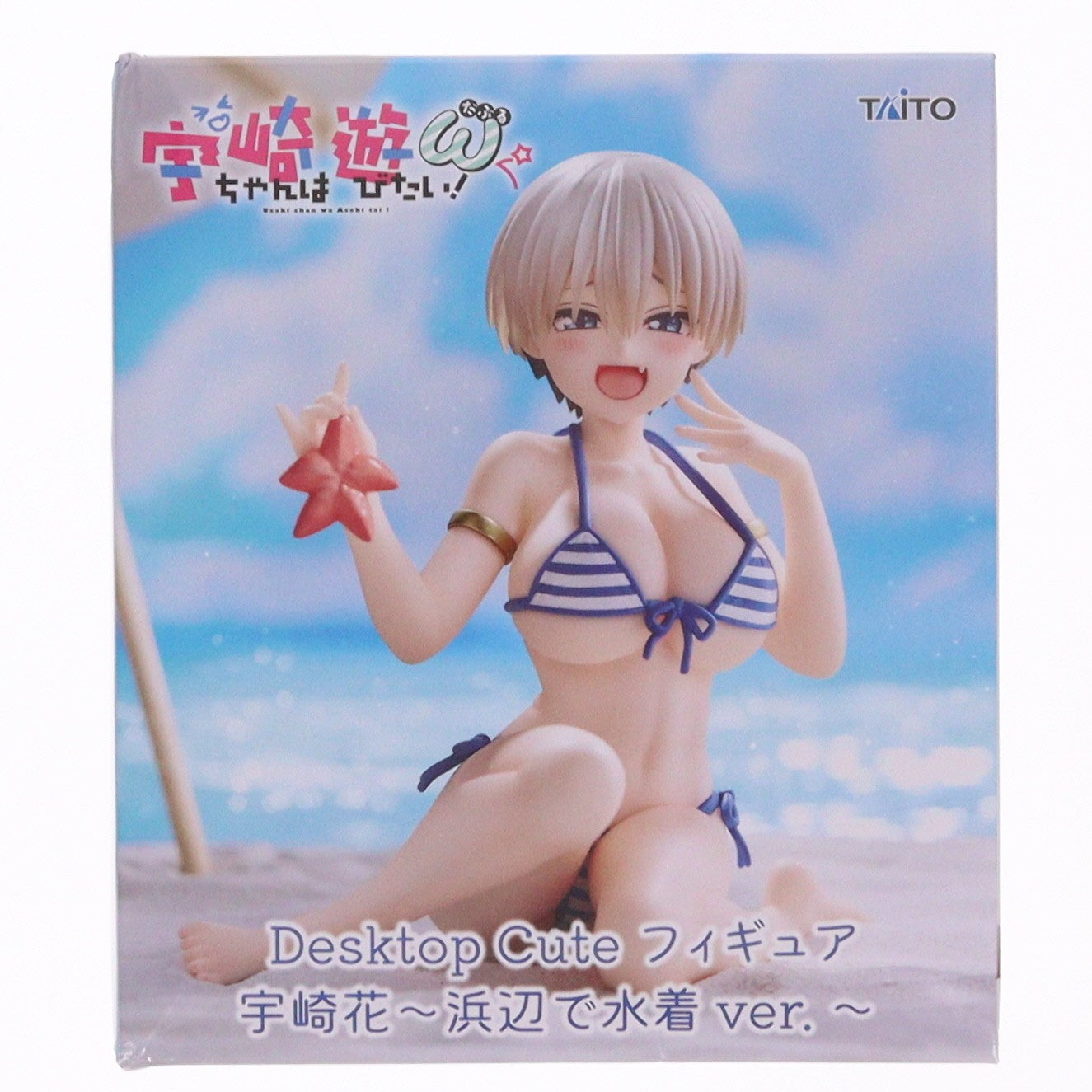 【中古即納】[FIG] 宇崎花(うざきはな) 宇崎ちゃんは遊びたい!ω Desktop Cute フィギュア 宇崎花～浜辺で水着ver.～ プライズ(452017200) タイトー(20260331)