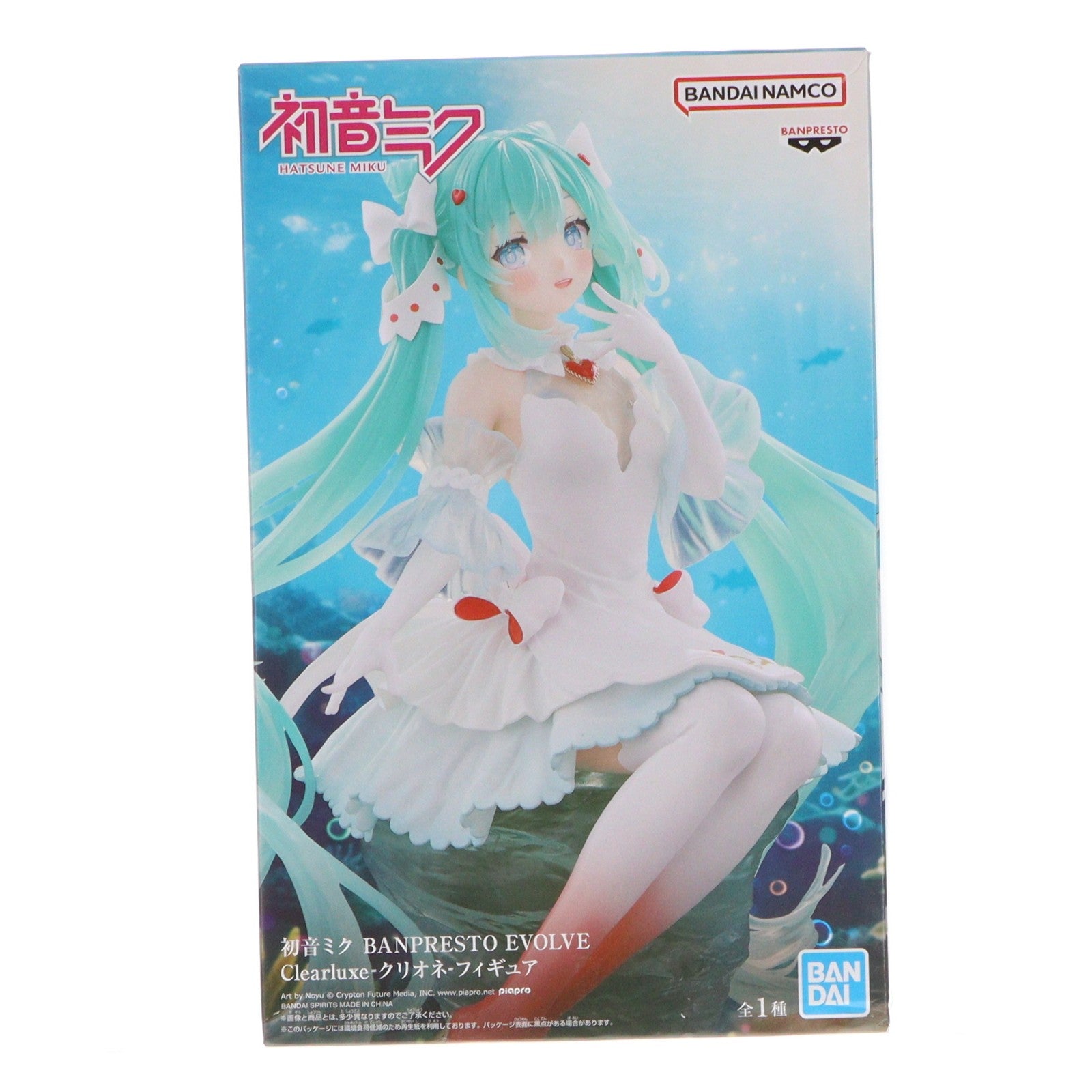 【中古即納】[FIG] 初音ミク キャラクター・ボーカル・シリーズ01 初音ミク BANPRESTO EVOLVE Clearluxe-クリオネ-フィギュア プライズ(2789760) バンプレスト(20250827)