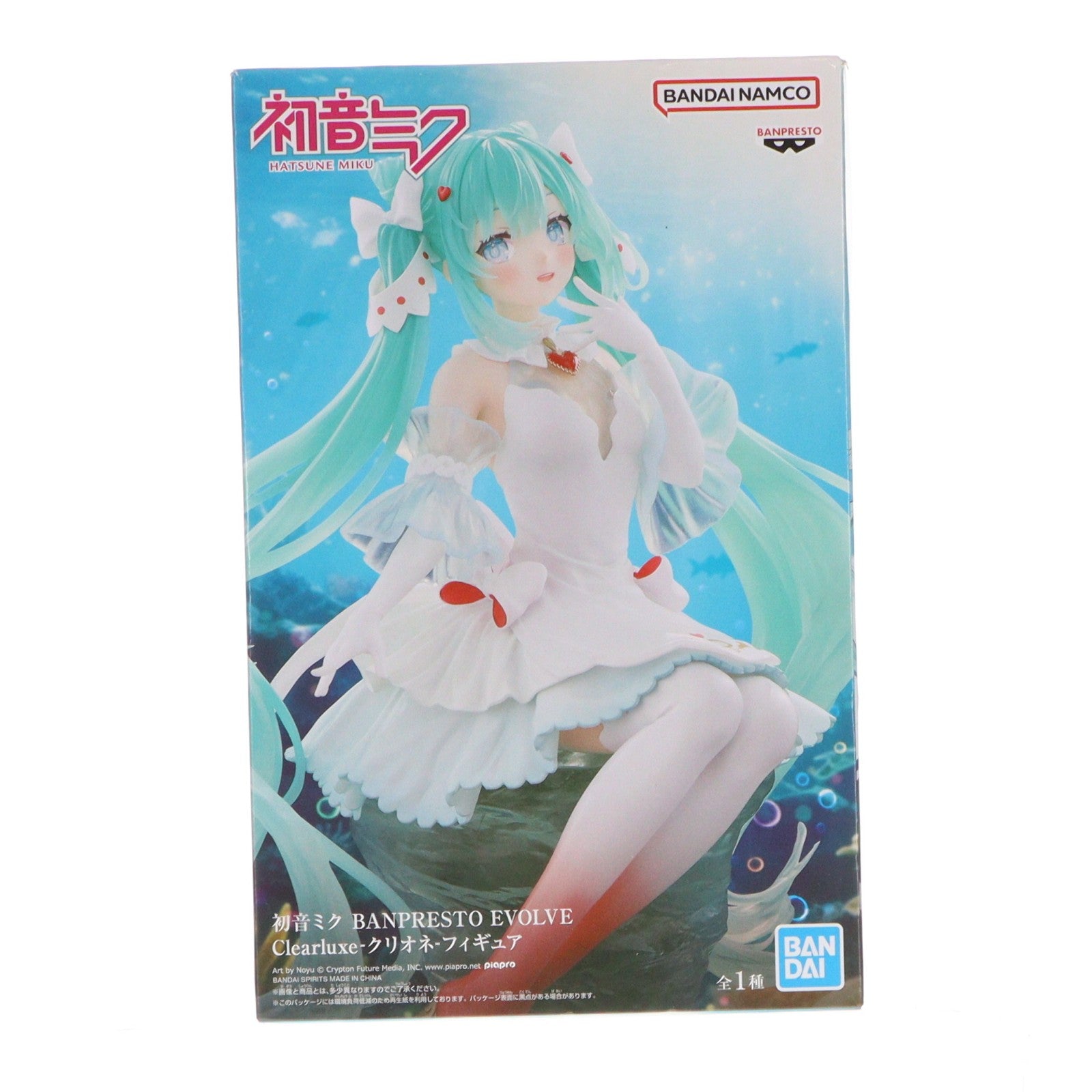 【中古即納】[FIG] 初音ミク キャラクター・ボーカル・シリーズ01 初音ミク BANPRESTO EVOLVE Clearluxe-クリオネ-フィギュア プライズ(2789760) バンプレスト(20250827)