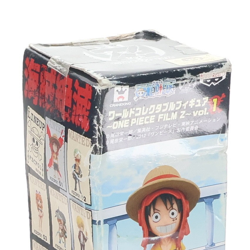 【中古即納】[FIG] モンキー・D・ルフィ ワンピース ワールドコレクタブルフィギュア～ONE PIECE FILM Z～ vol.1 プライズ(48214) バンプレスト(20121231)