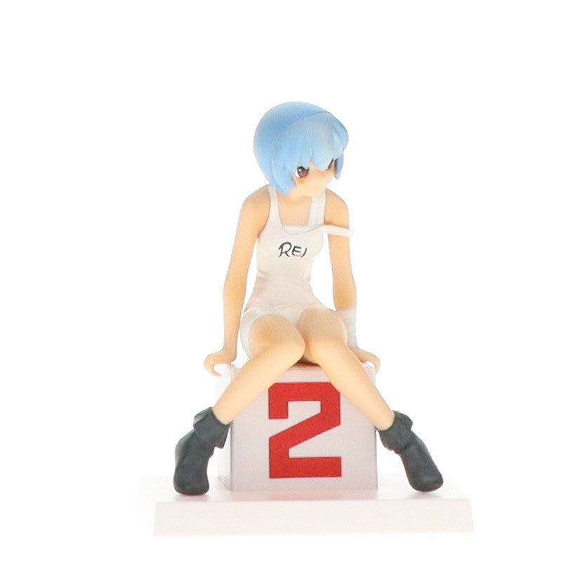 【中古即納】[FIG] 綾波レイ 水着白Ver. エクストラスクール水着 feat.ぽよよん・ろっくVer.2新世紀エヴァンゲリオン フィギュア プライズ バンプレスト(19991231)