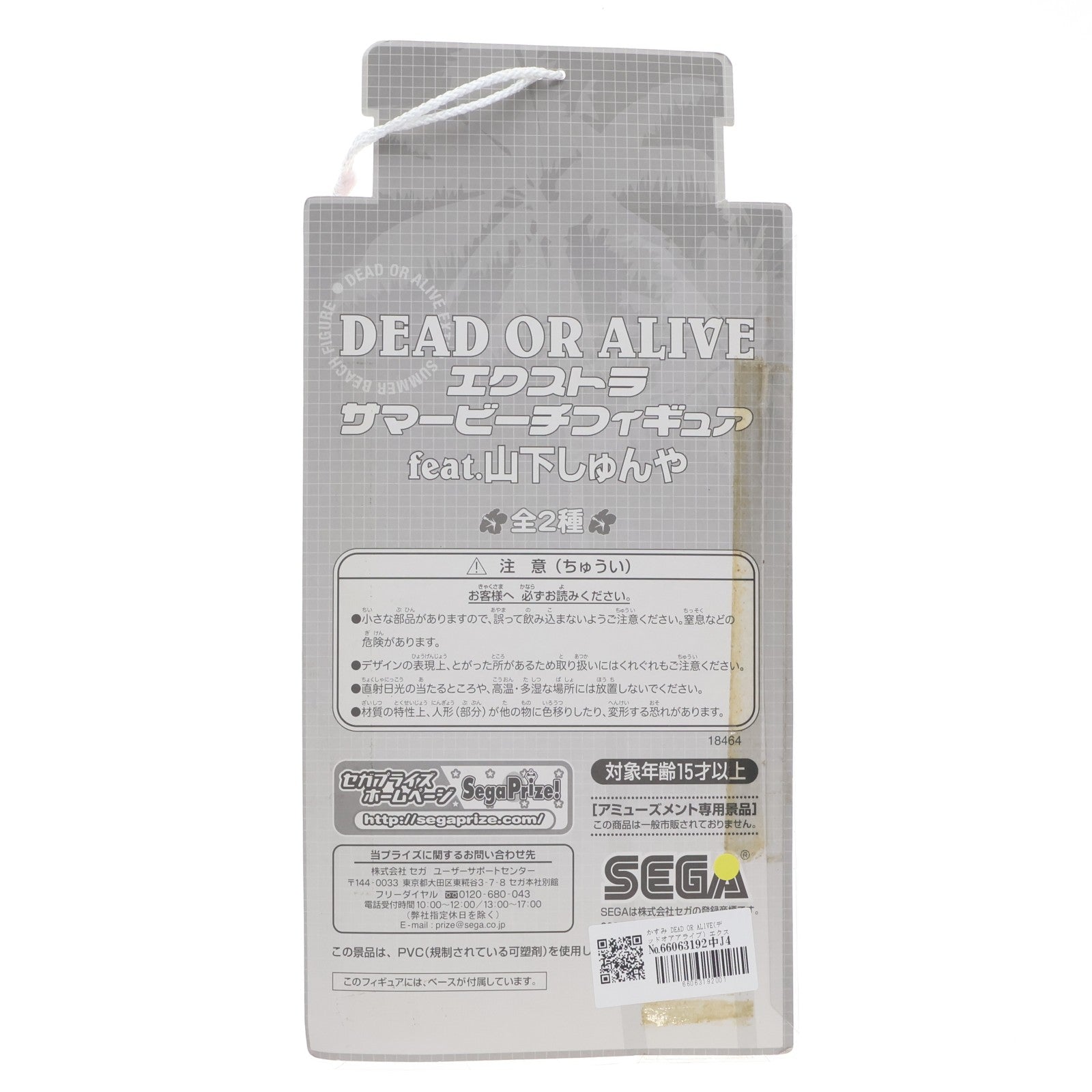 【中古即納】[FIG] かすみ DEAD OR ALIVE(デッドオアアライブ) エクストラサマービーチフィギュア feat.山下しゅんや プライズ(18464) セガ(20080910)