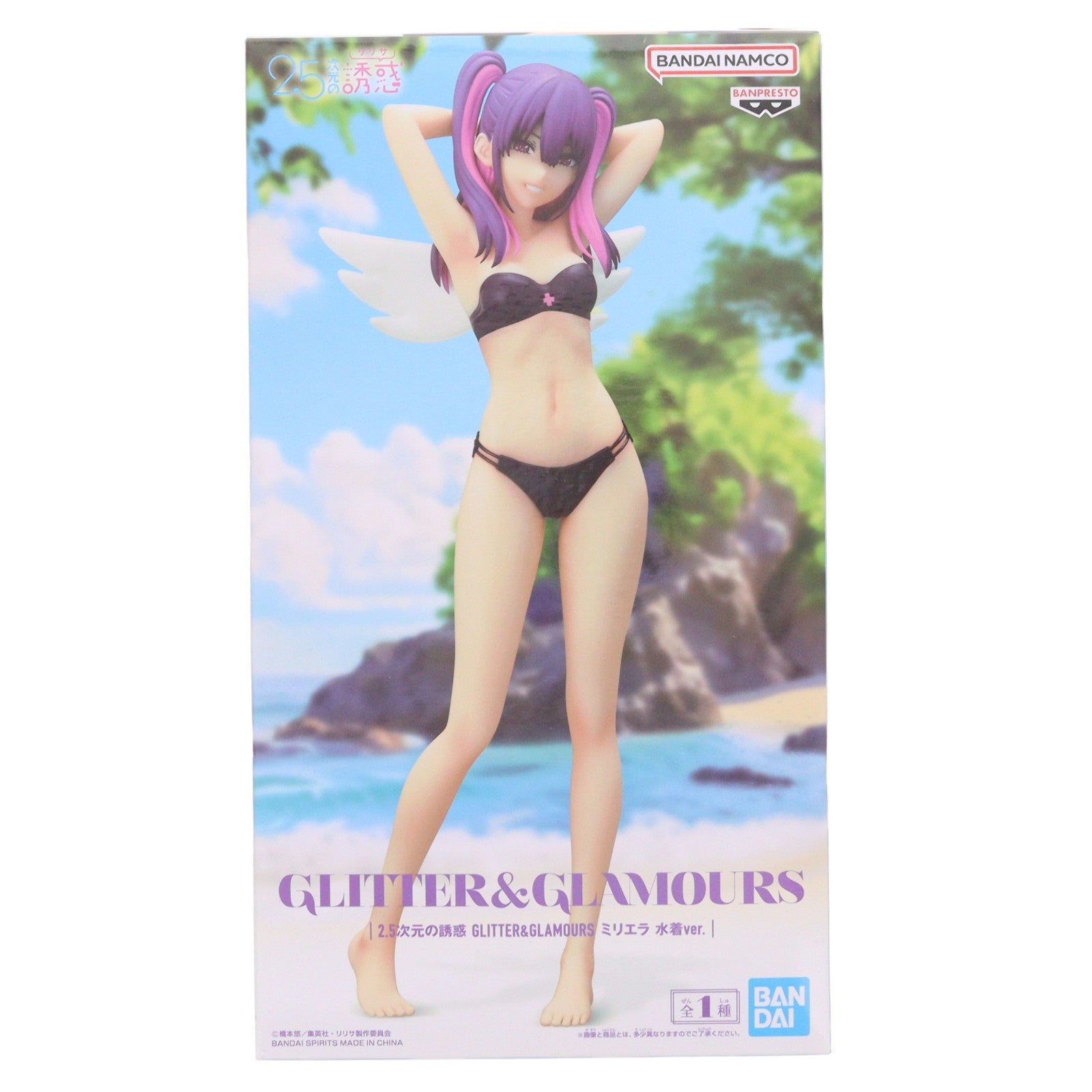 【中古即納】[FIG] 橘美花莉(たちばなみかり)(ミリエラ) 2.5次元の誘惑 GLITTER&GLAMOURS ミリエラ 水着ver. フィギュア プライズ(2733177) バンプレスト(20250228)