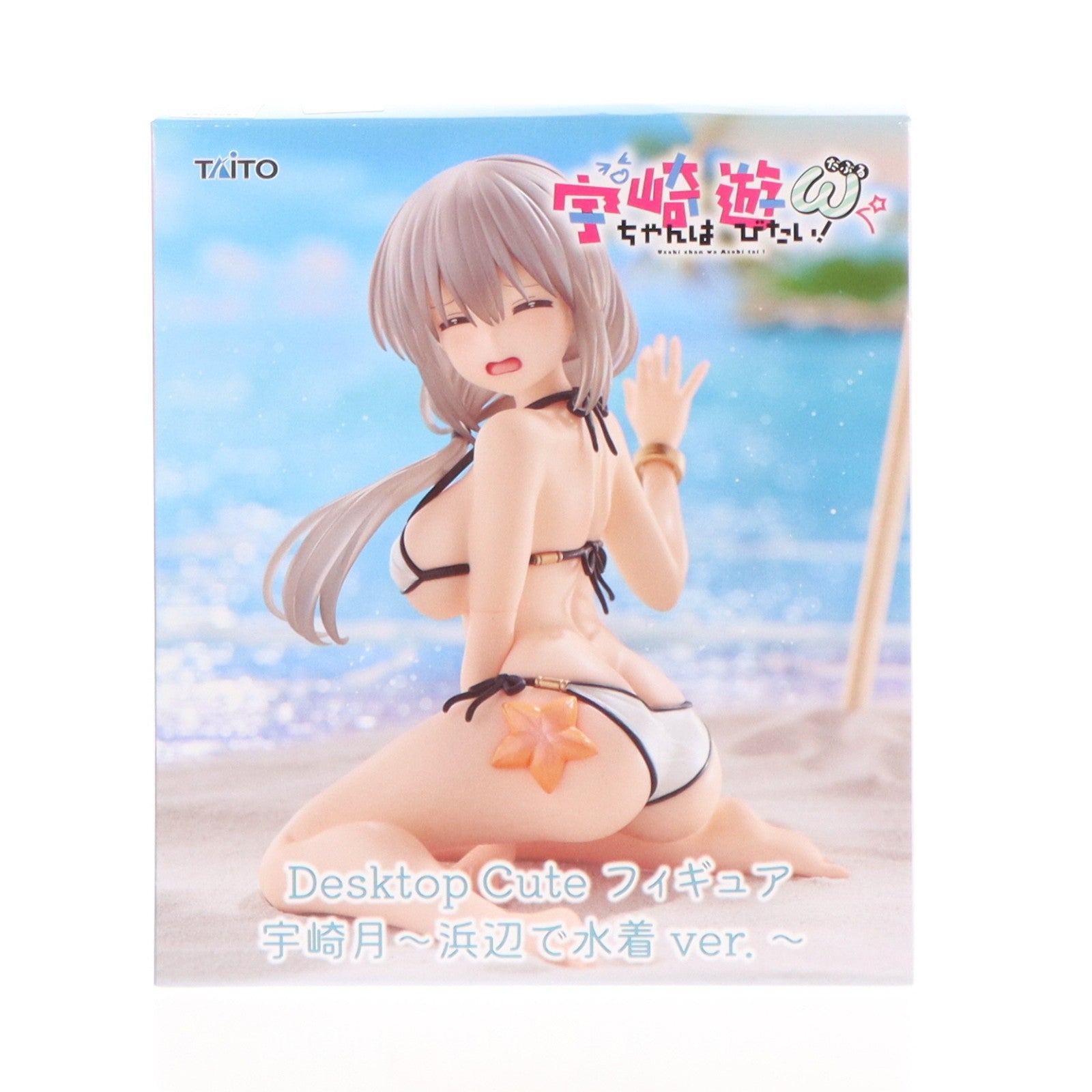 【中古即納】[FIG] 宇崎月(うざきつき) 宇崎ちゃんは遊びたい!ω Desktop Cute フィギュア 宇崎月～浜辺で水着ver.～ プライズ(452000300) タイトー(20260220)