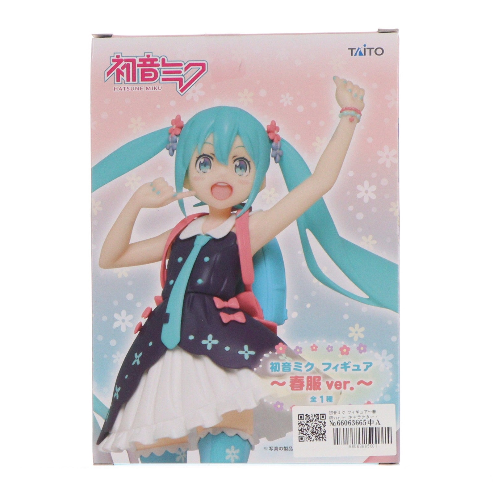 【中古即納】[FIG] 初音ミク フィギュア～春服ver.～ キャラクター・ボーカル・シリーズ01 初音ミク プライズ(451052200) タイトー(20180430)
