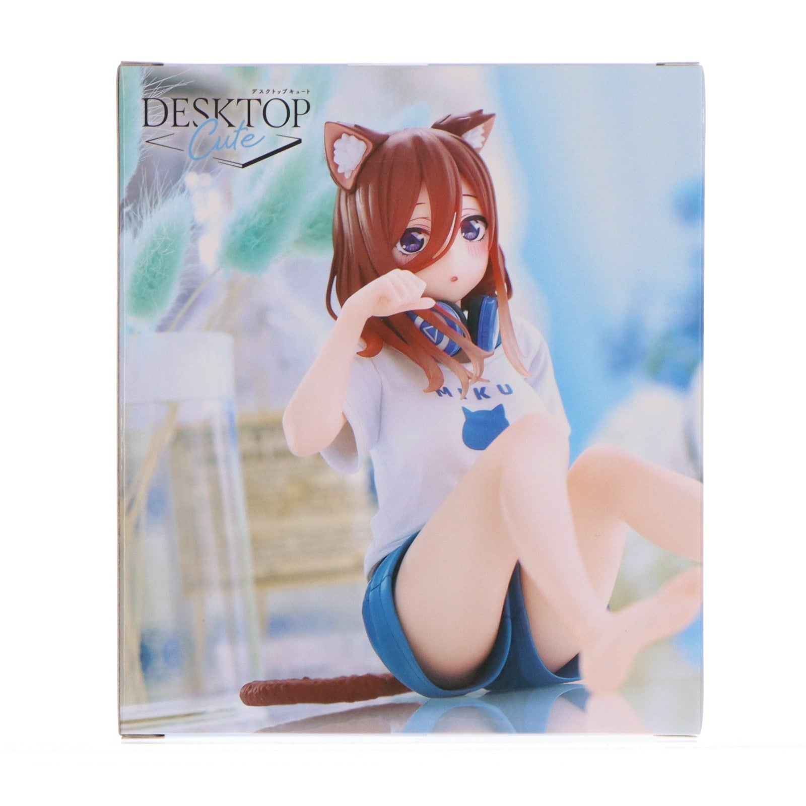 【中古即納】[FIG] 中野三玖(なかのみく) 五等分の花嫁∬ Desktop Cute フィギュア 中野三玖～描き下ろしCat room wear ver.～ プライズ(452000800) タイトー(20260214)