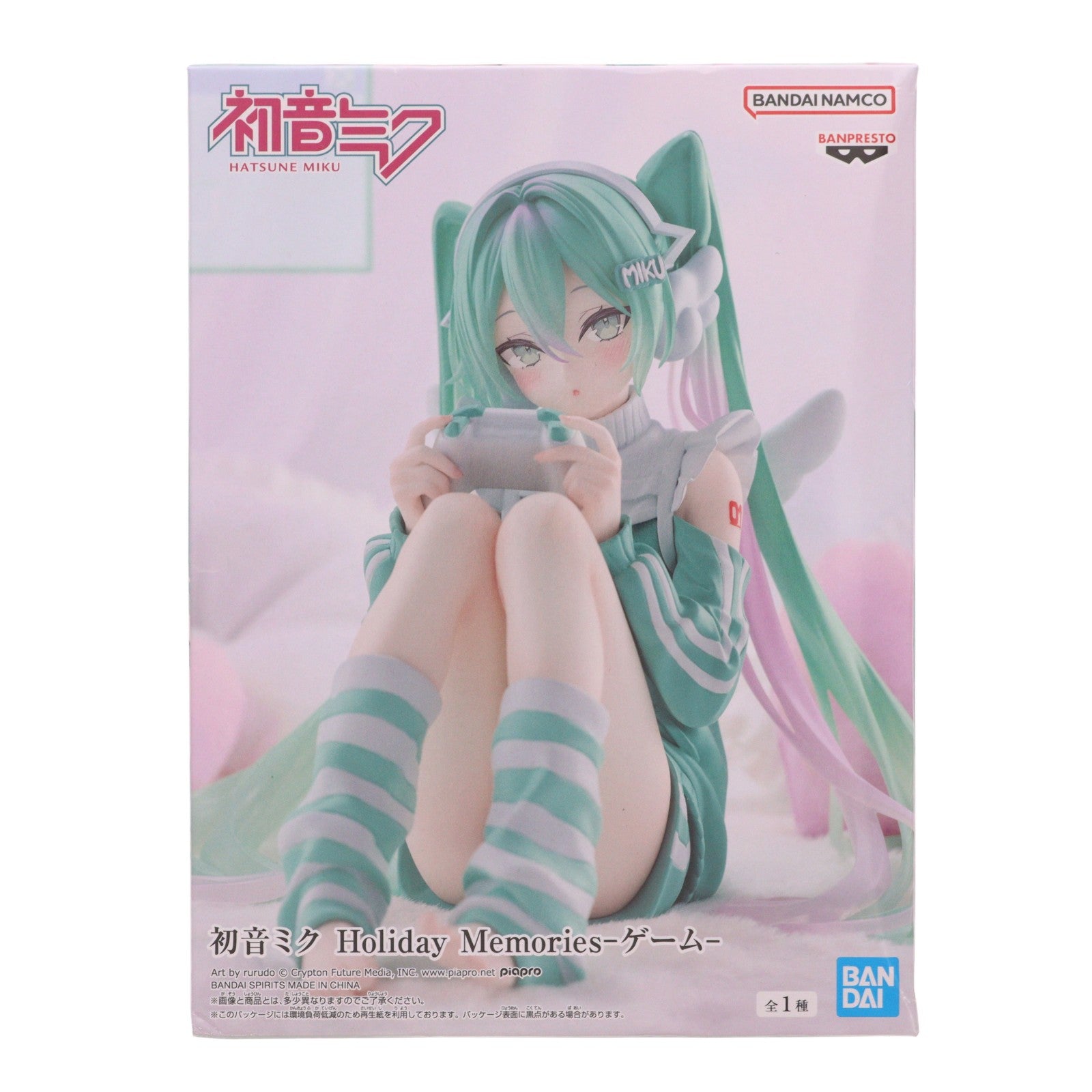 【中古即納】[FIG] 初音ミク キャラクター・ボーカル・シリーズ01 初音ミク Holiday Memories-ゲーム- フィギュア プライズ(2772122) バンプレスト(20260722)