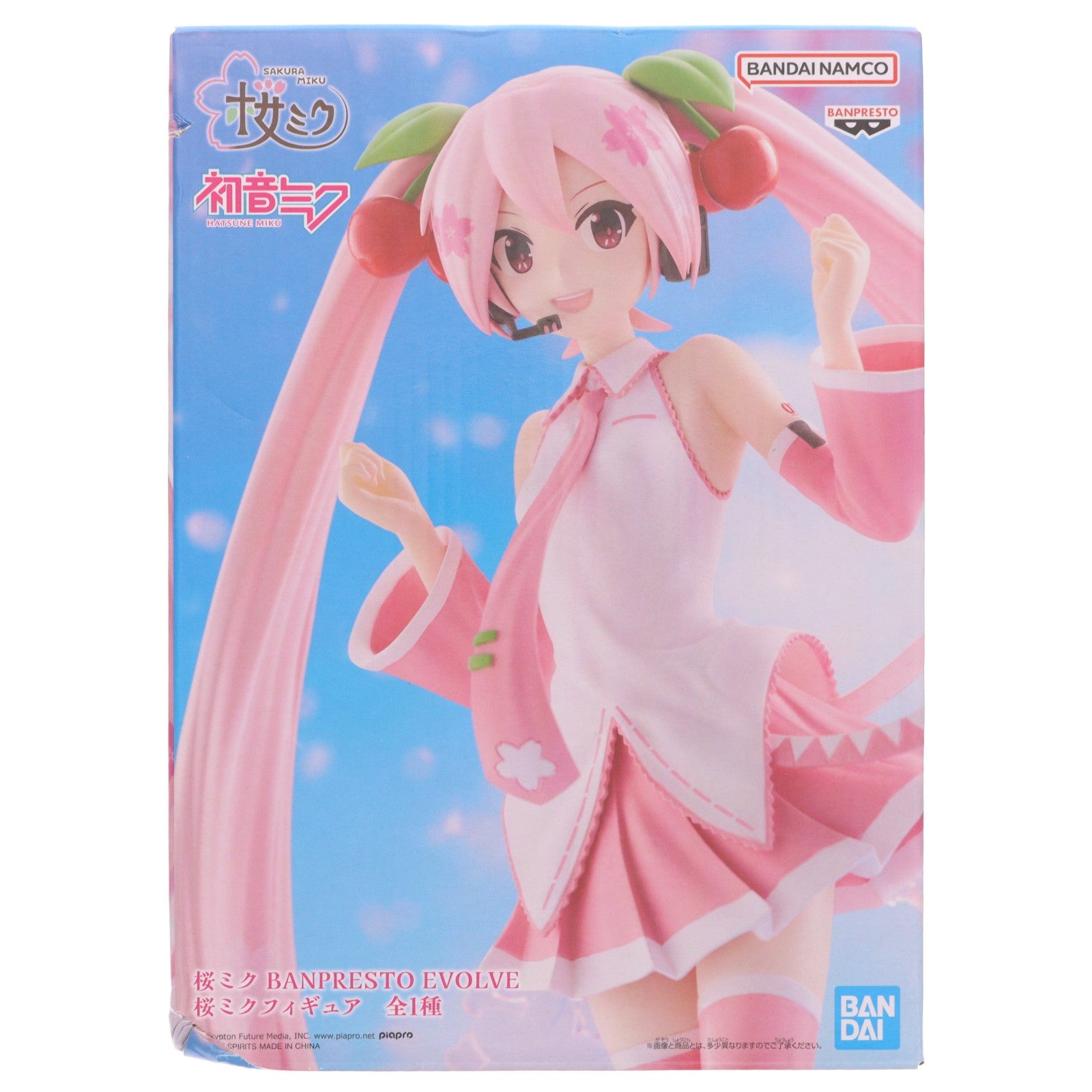 【中古即納】[FIG] 桜ミク 初音ミク BANPRESTO EVOLVE 桜ミクフィギュア プライズ(2816158) バンプレスト(20260428)