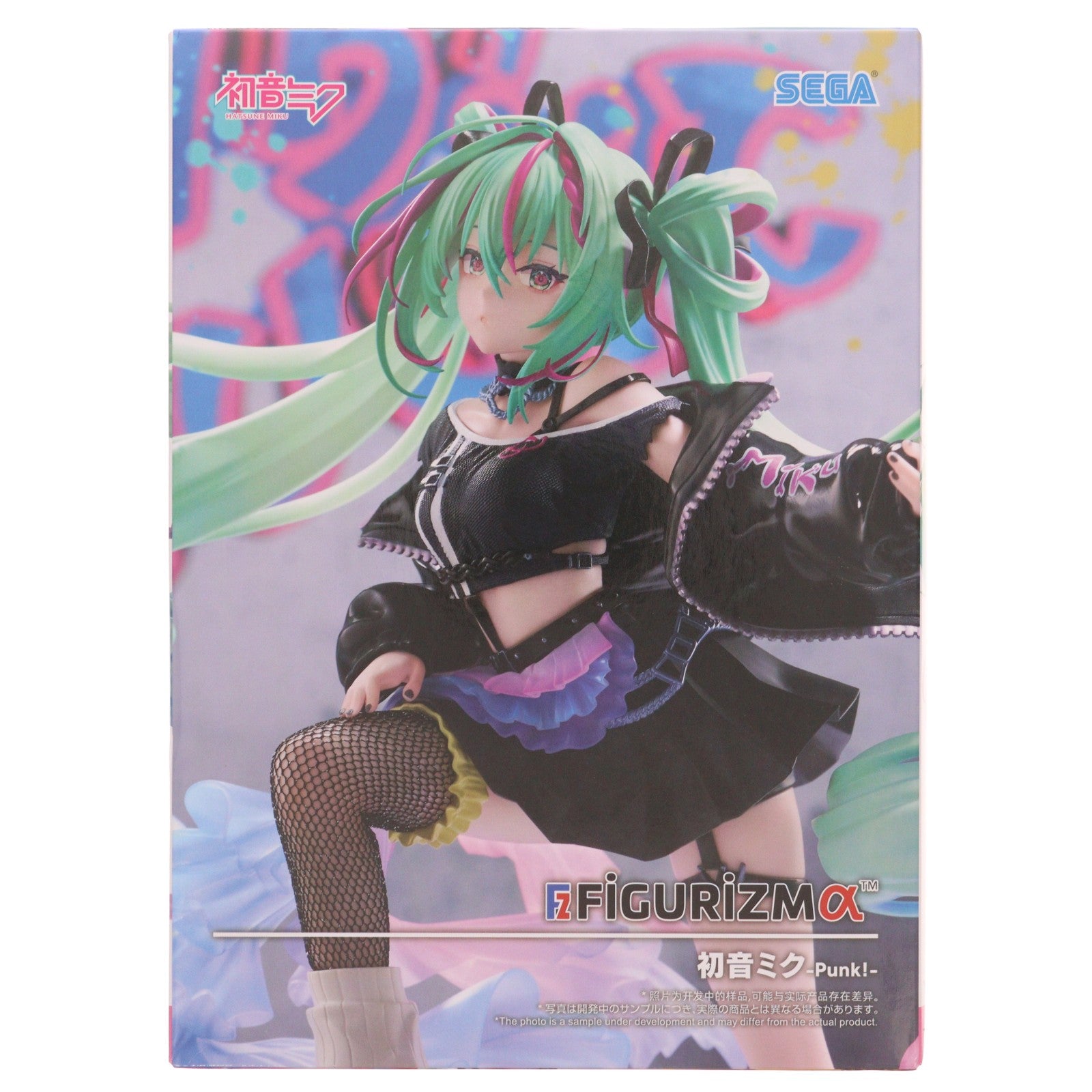 【中古即納】[FIG] 初音ミク キャラクター・ボーカル・シリーズ01 初音ミク FIGURIZMα『初音ミク』-Punk!- フィギュア プライズ(1123715) セガ(20260522)