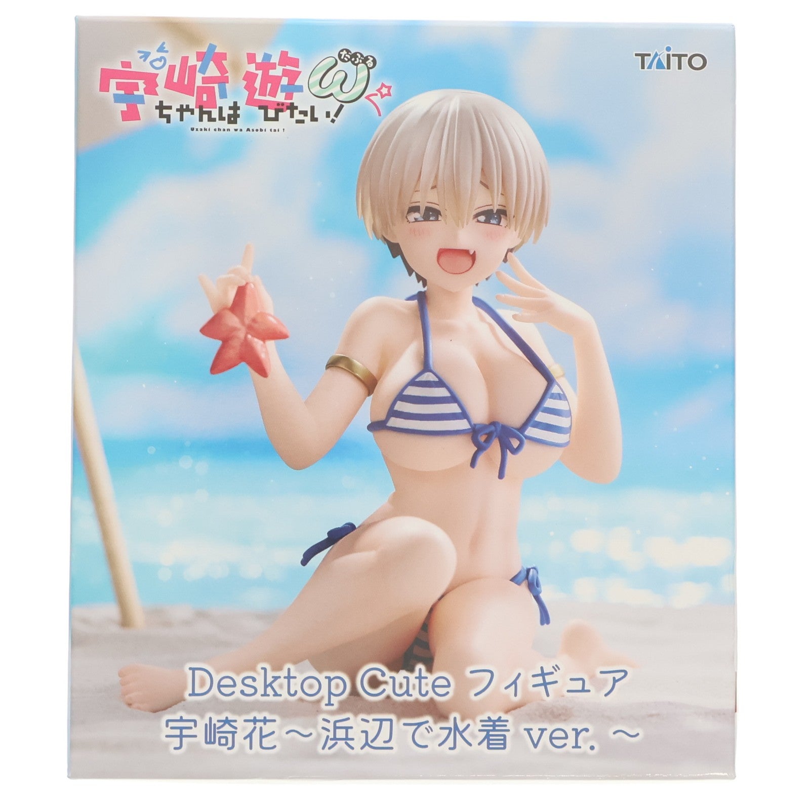 【中古即納】[FIG] 宇崎花(うざきはな) 宇崎ちゃんは遊びたい!ω Desktop Cute フィギュア 宇崎花～浜辺で水着ver.～ プライズ(452017200) タイトー(20260331)