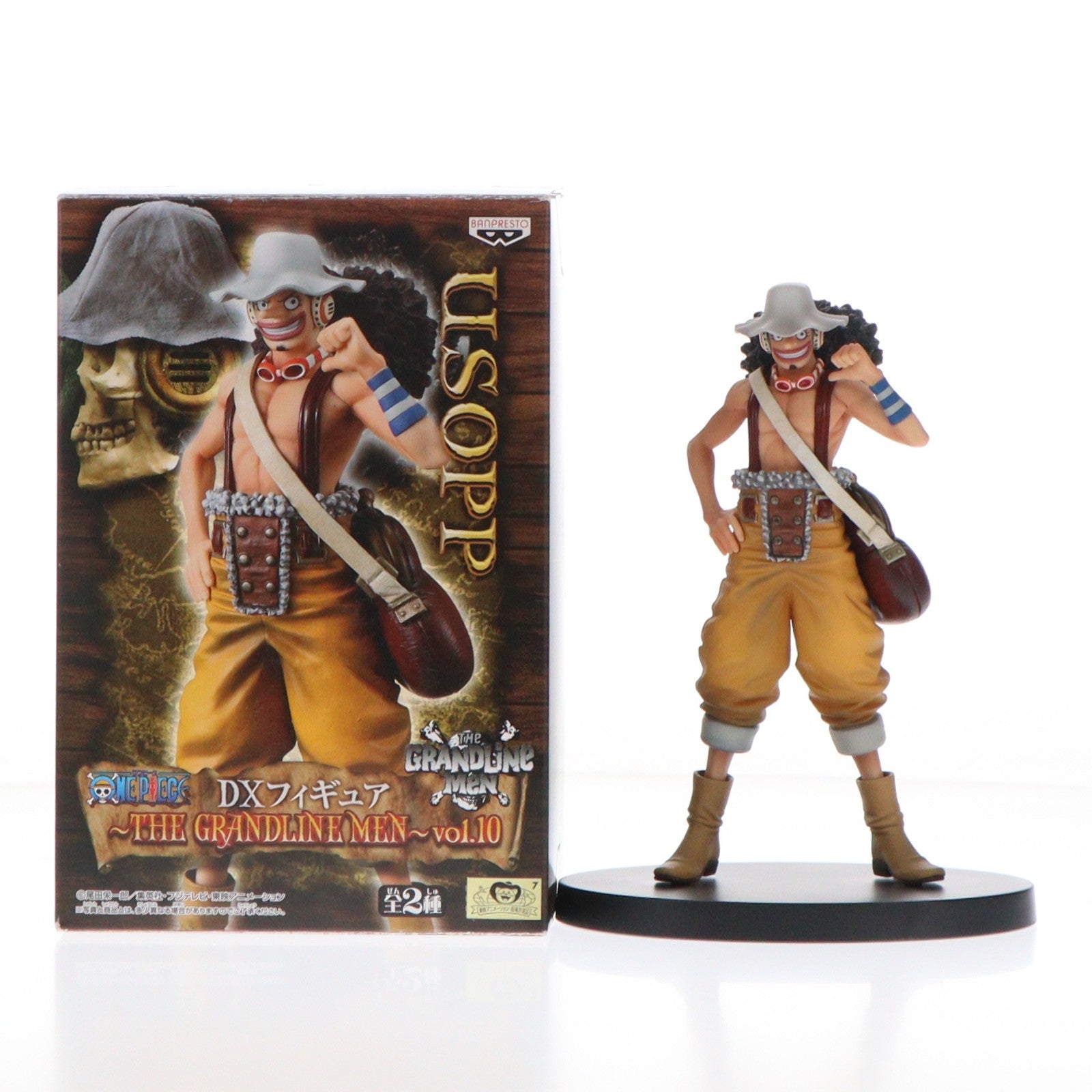 【中古即納】[FIG] ウソップ ワンピース DXフィギュア～THE GRANDLINE MEN～vol.10 ONE PIECE プライズ(47553) バンプレスト(20111031)