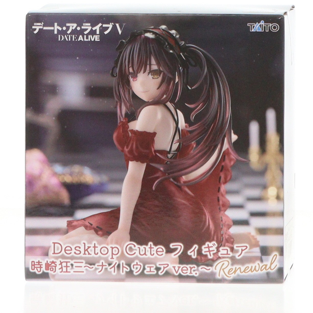 【中古即納】[FIG] 時崎狂三(ときさきくるみ) デート・ア・ライブV Desktop Cute フィギュア 時崎狂三～ナイトウェアver.～Renewal プライズ タイトー(20250816)