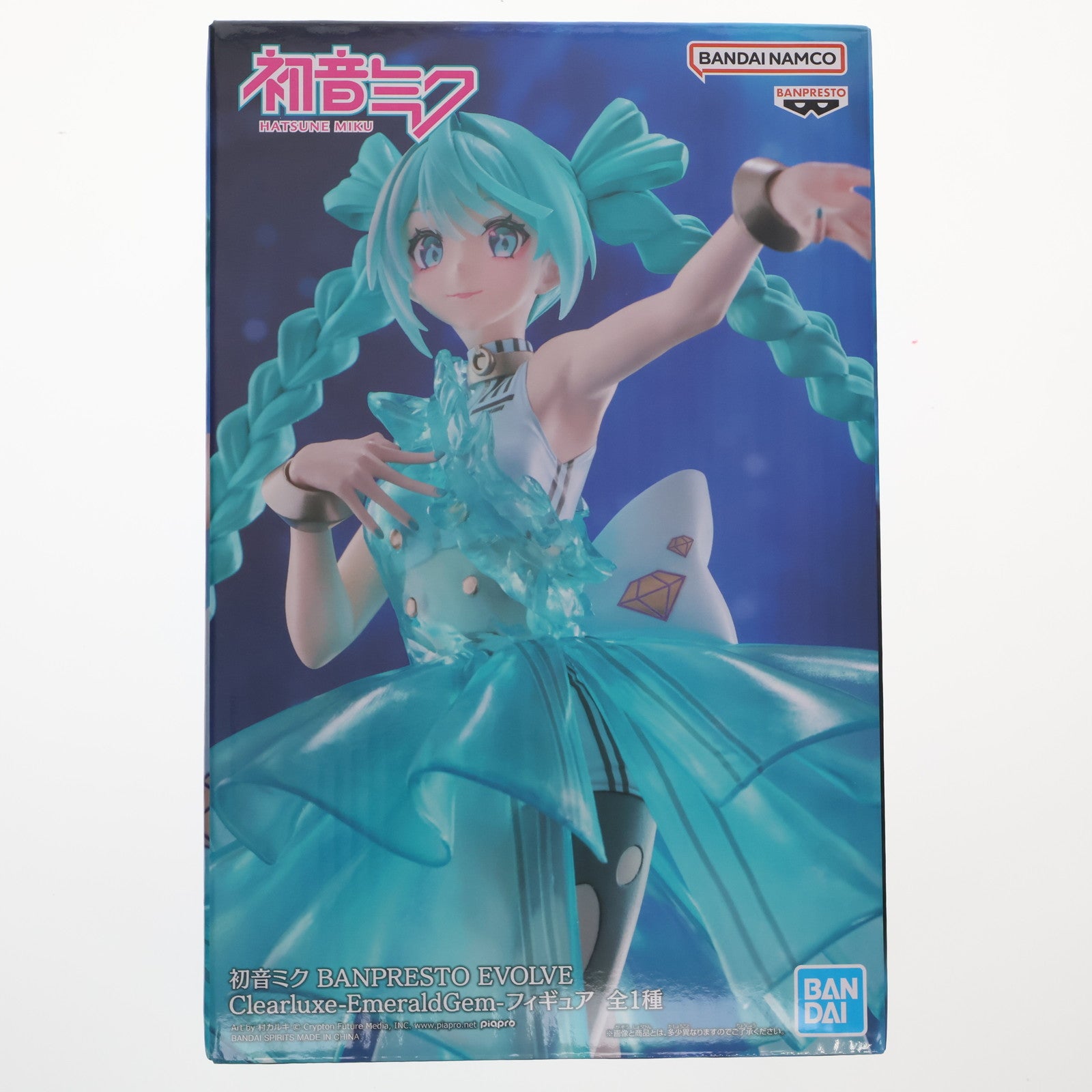 【中古即納】[FIG] 初音ミク BANPRESTO EVOLVE Clearluxe-EmeraldGem-フィギュア プライズ(2784575) バンプレスト(20251028)